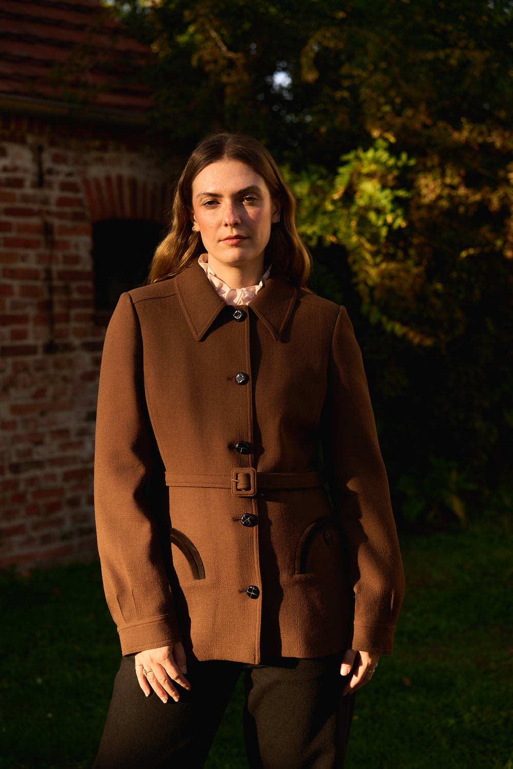 Paint Blazer Chocolate