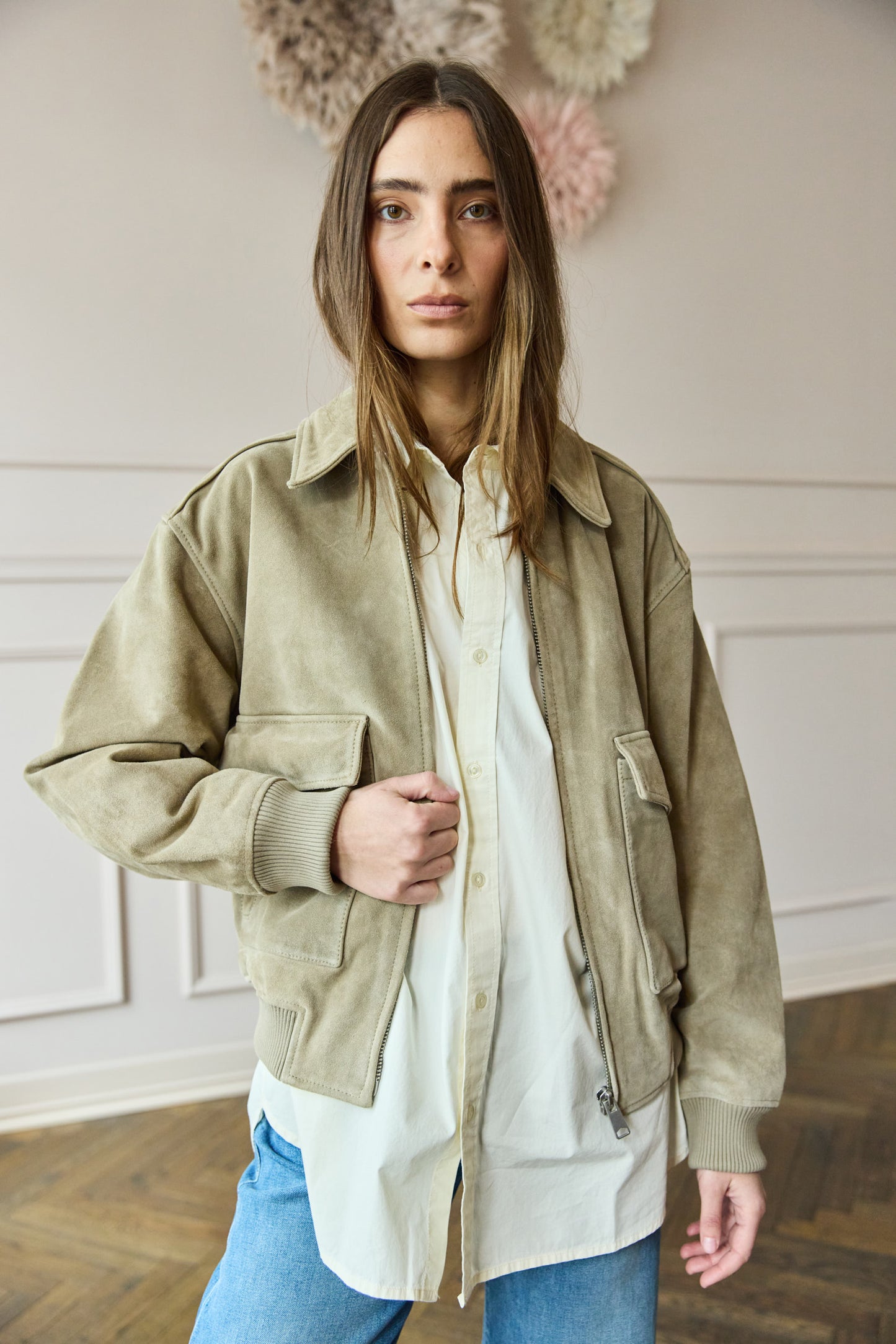 April-First-Berlin-Citizen-of-Humanity-Leather-Vivienne-Bomber-Jacket-Olive