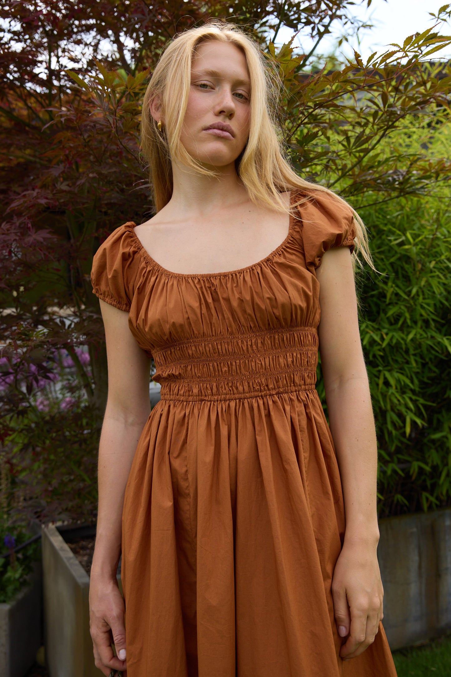 
                  
                    Quinley Dress Burnt Orange
                  
                