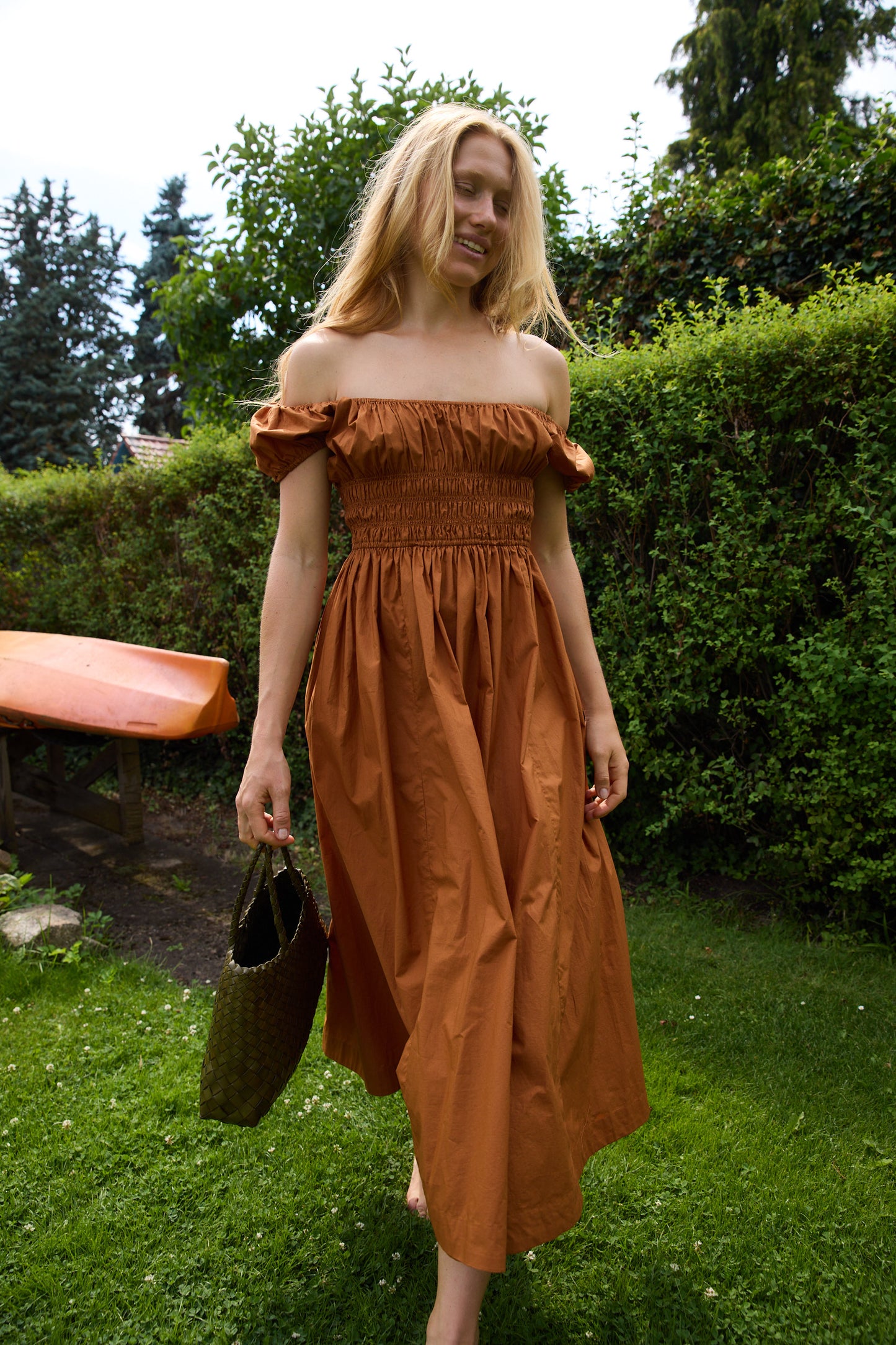
                  
                    Quinley Dress Burnt Orange
                  
                