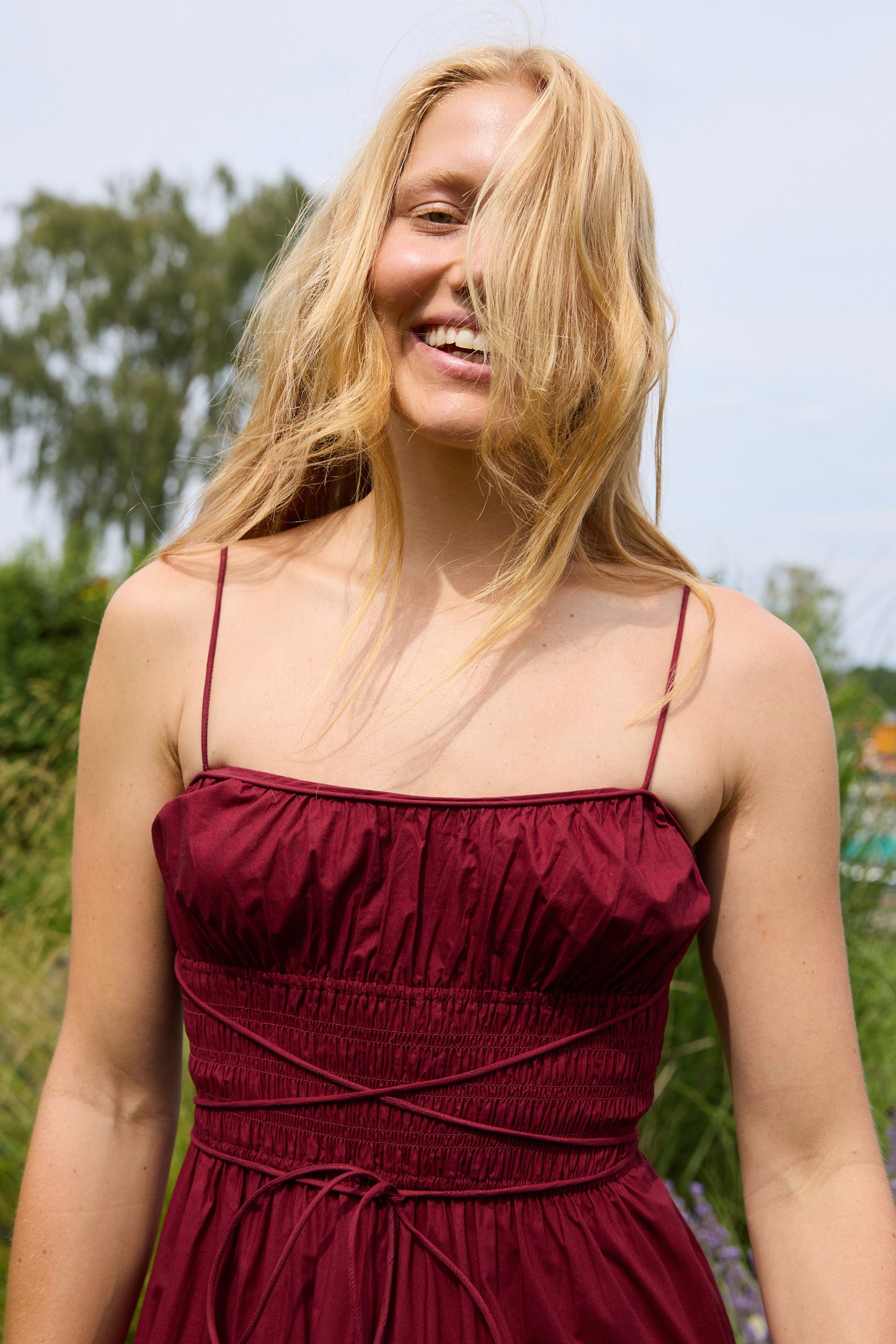 
                  
                    Safia Dress Ruby
                  
                
