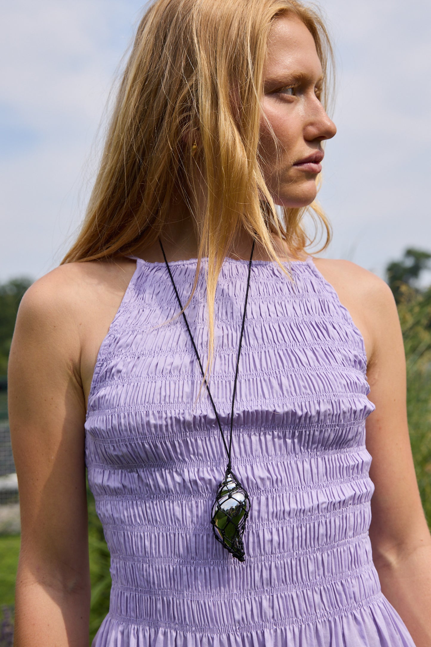 
                  
                    Sterling Necklace Black/Silver
                  
                