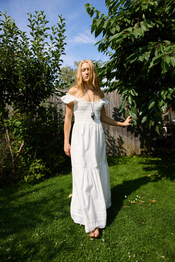 Valentina Maxi Dress White