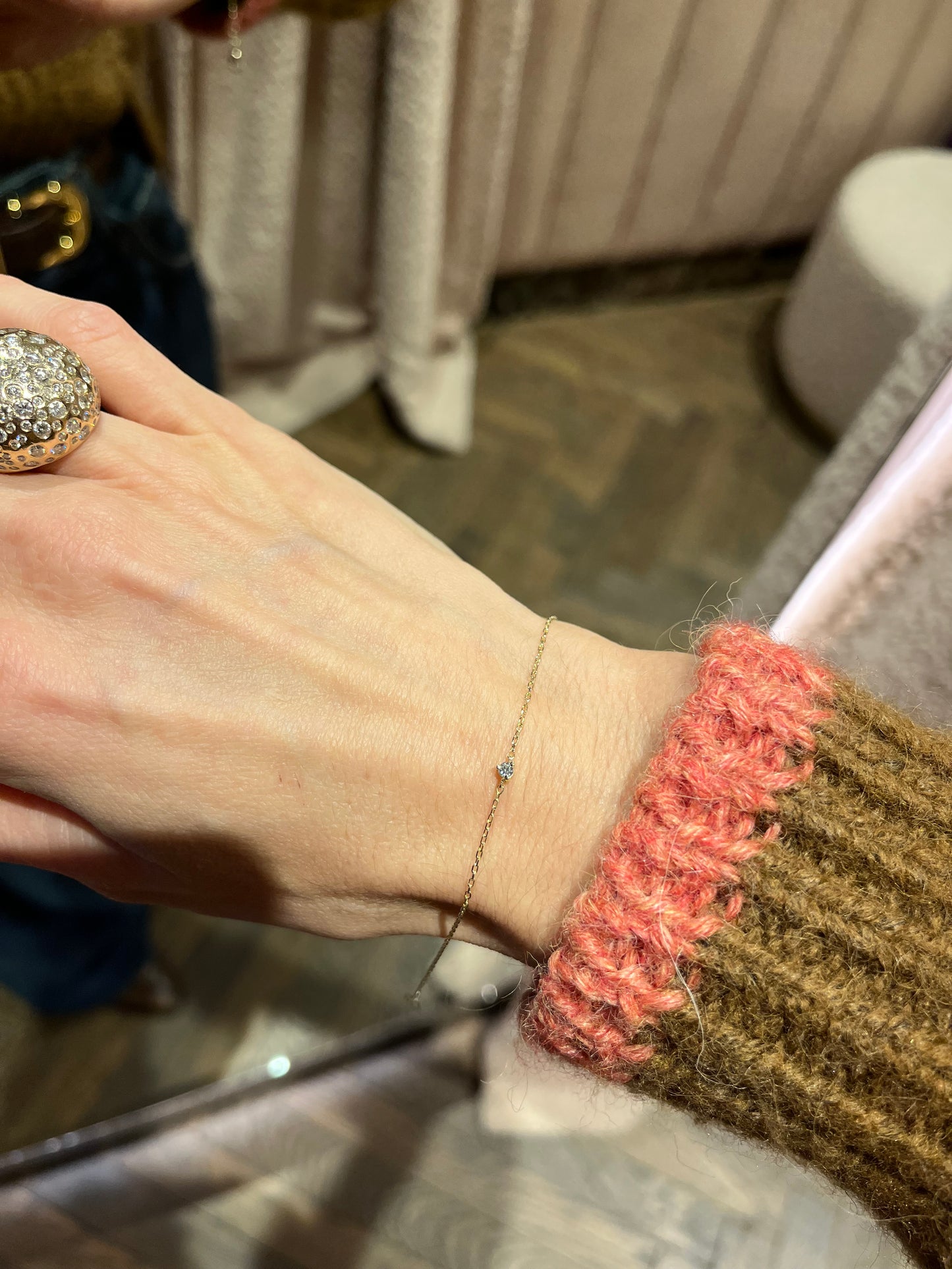 
                  
                    April First 14k Gold Penelope Diamond Bracelet
                  
                