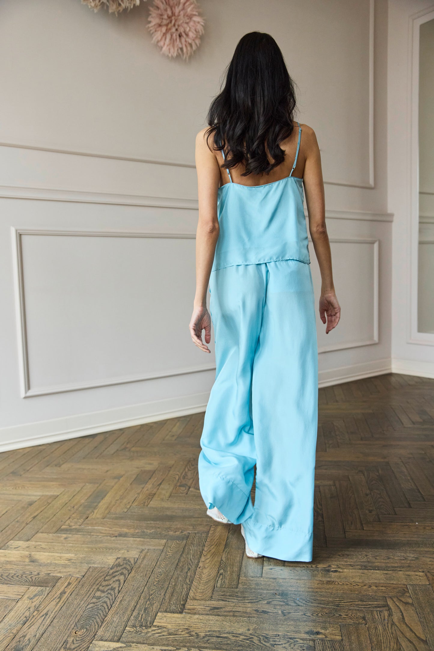 
                  
                    Silk Pants Acqua
                  
                