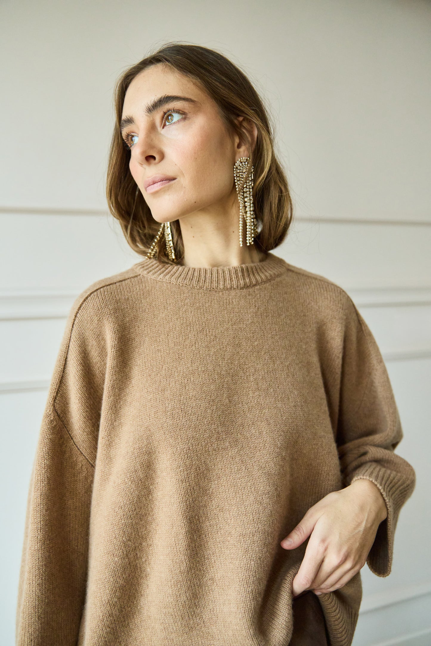 
                  
                    Kujten Diane Sweater Camel
                  
                