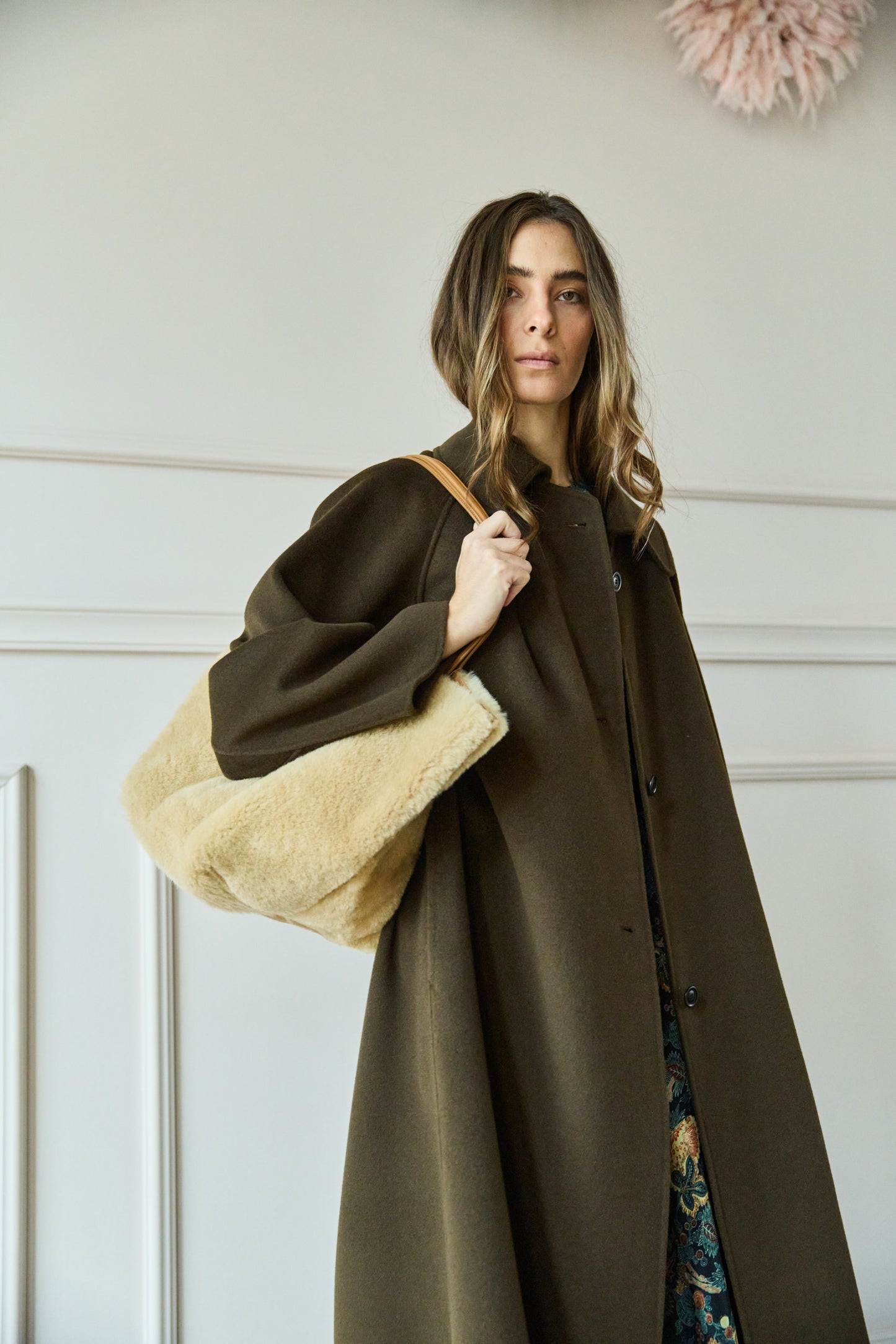 
                  
                    Mansur Gavriel Shearling Tote
                  
                
