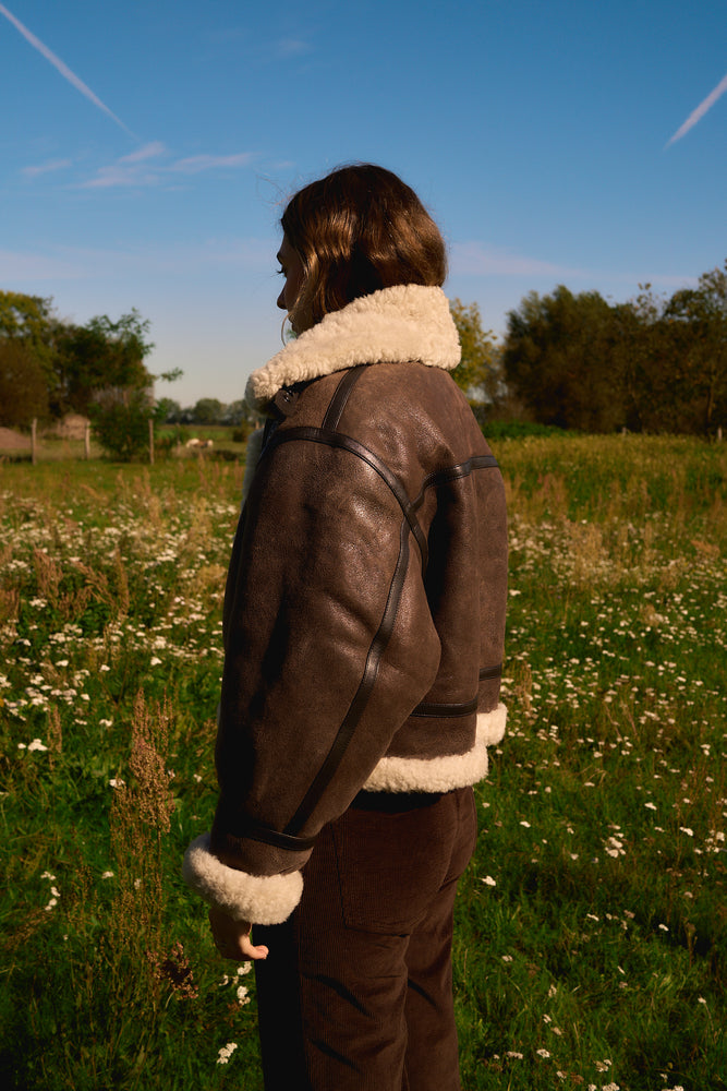 
                  
                    Sindy Shearling Jacket
                  
                