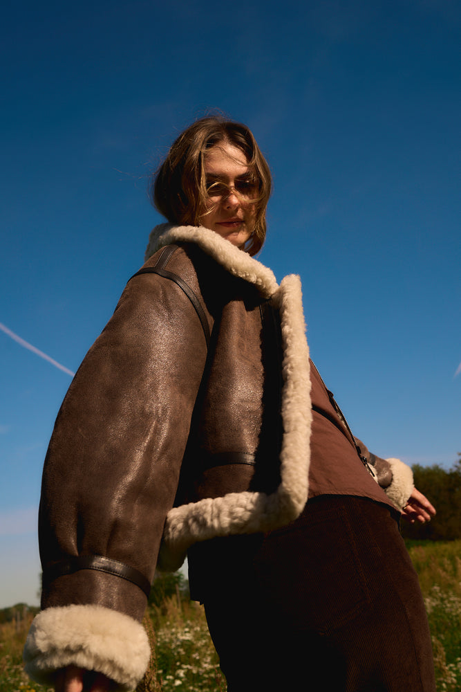 
                  
                    Sindy Shearling Jacket
                  
                