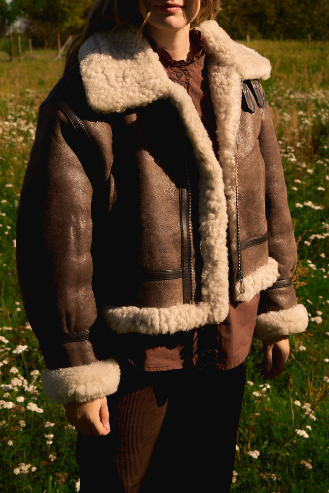 
                  
                    Sindy Shearling Jacket
                  
                