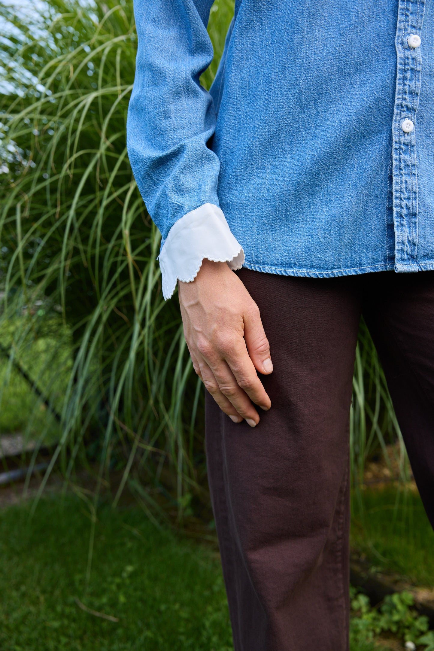 
                  
                    The Frilly Foxy Boxy Shirt
                  
                