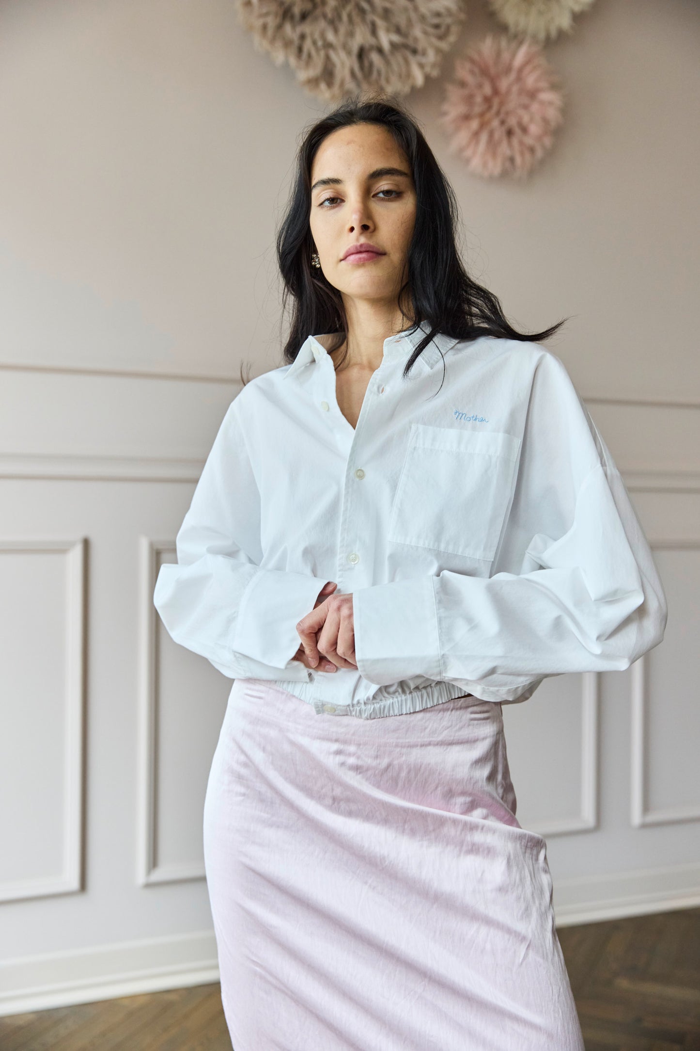 
                  
                    The Scrunchie Frenchie Button Up Shirt
                  
                
