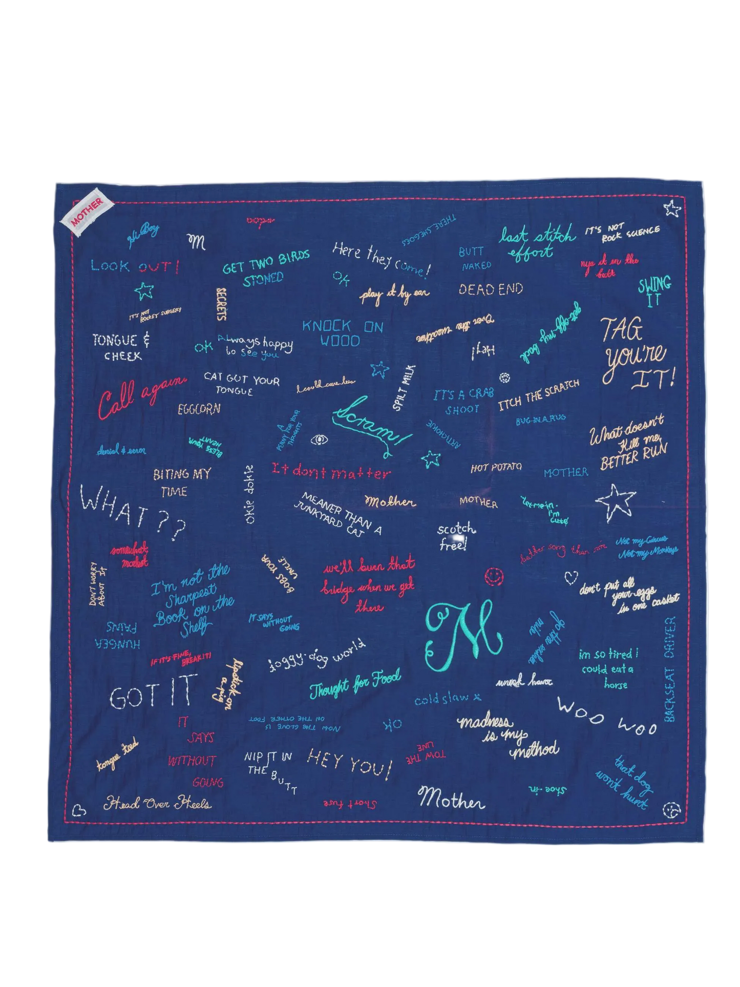 April-First-Berlin-Mother-Jeans-Gibberish-Scarf-Blue