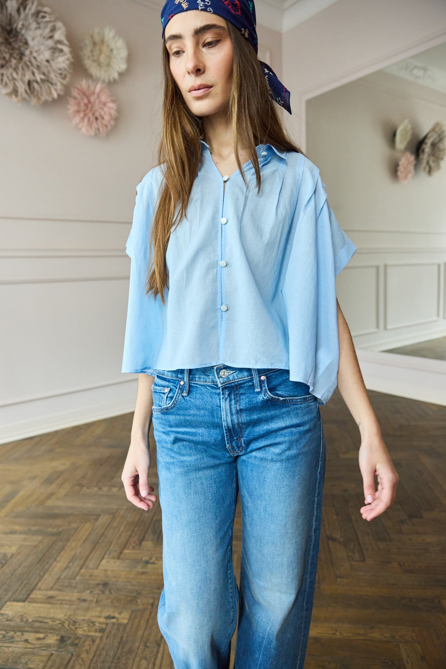 April-First-Berlin-Mother-Jeans-Swing-Blouse