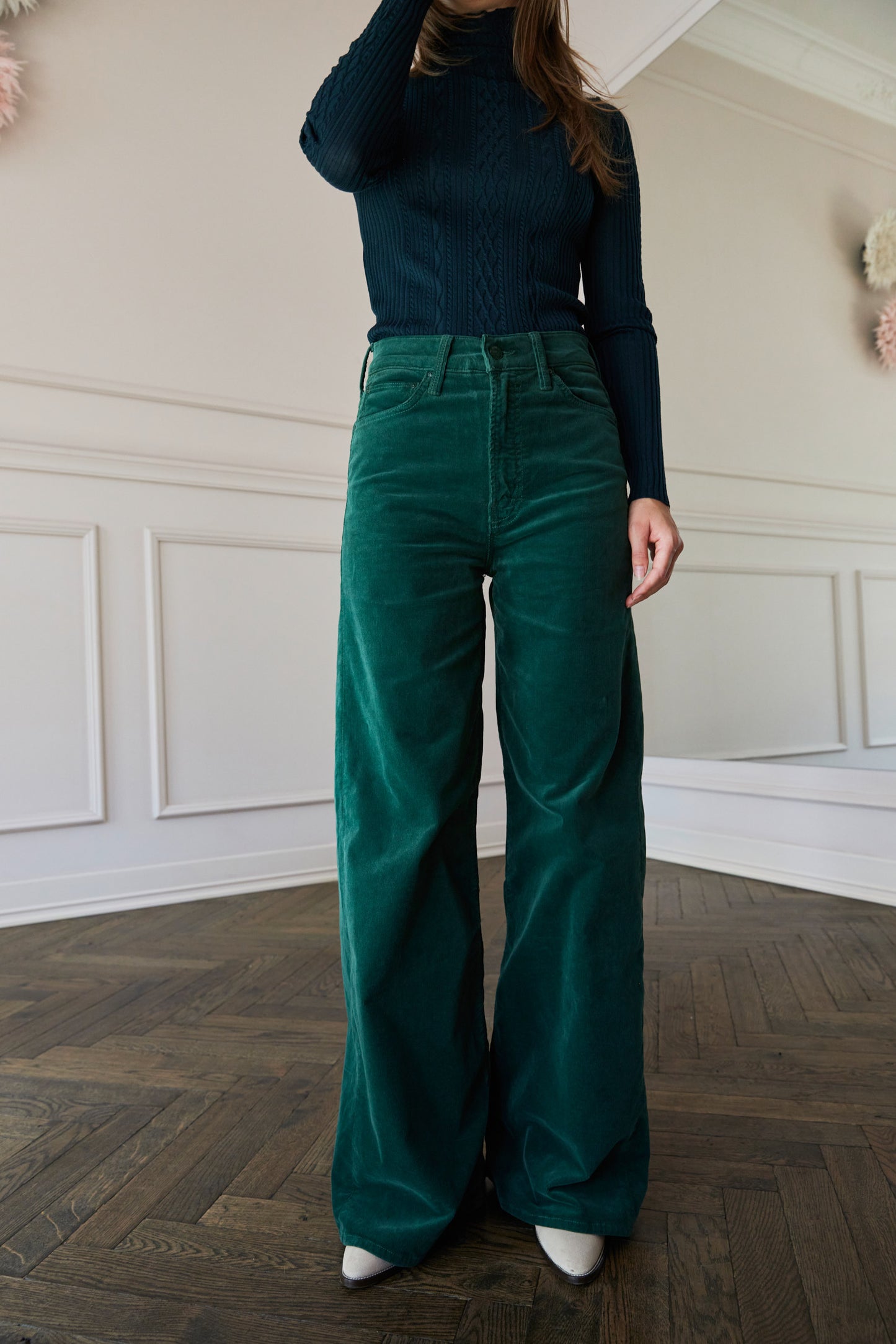 
                  
                    Mother Ditcher Roller Jeans Green
                  
                