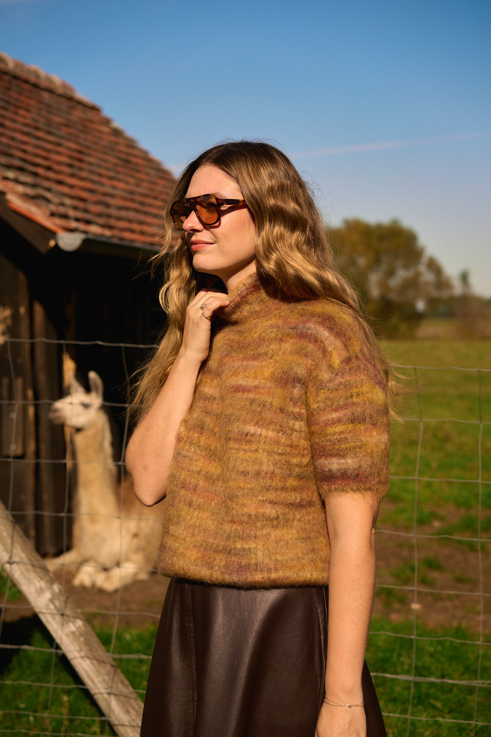 Brushed Knit Ocre
