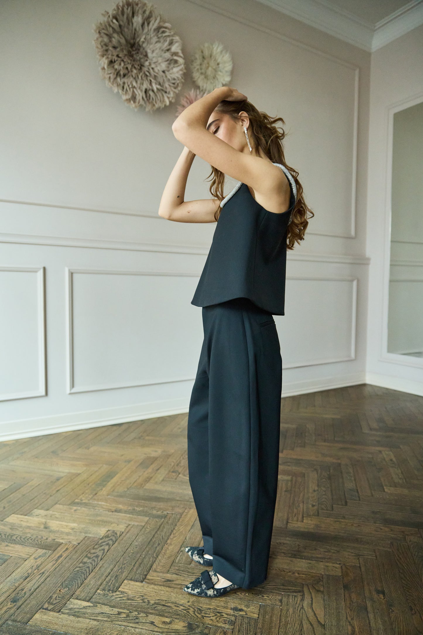 
                  
                    Sculptural Barrel Pants Black
                  
                