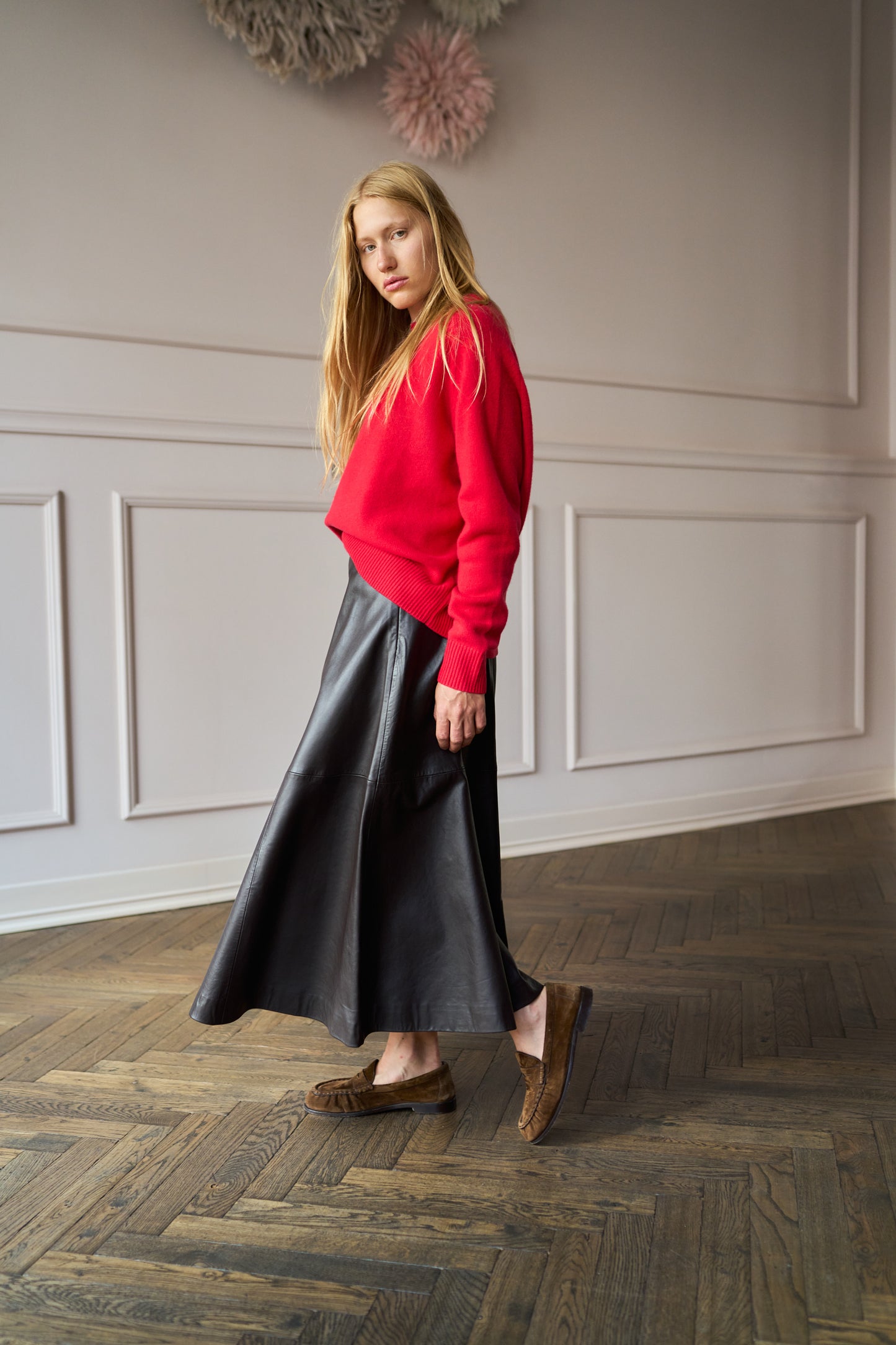 
                  
                    April-First-Berlin-Rohe-Leather-Skirt-Brown
                  
                