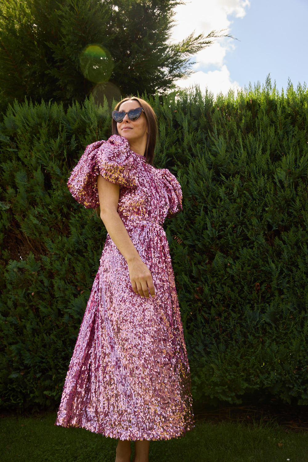 Rotate Sequin Dress Pink