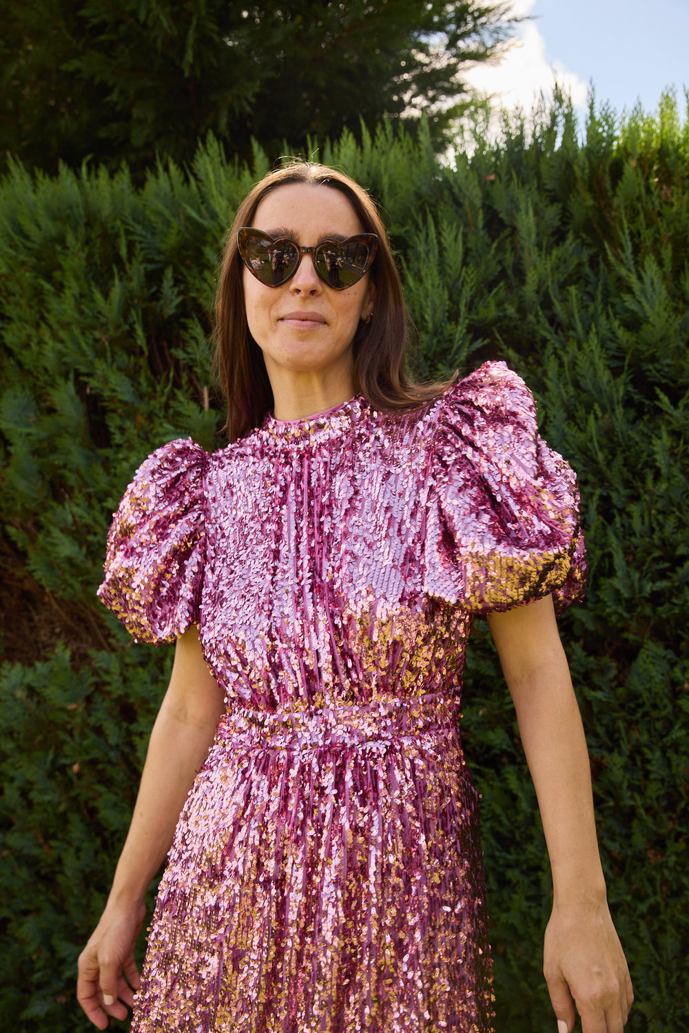 Rotate Sequin Dress Pink