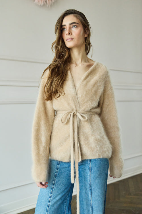 Brushed Cashmere Jacket