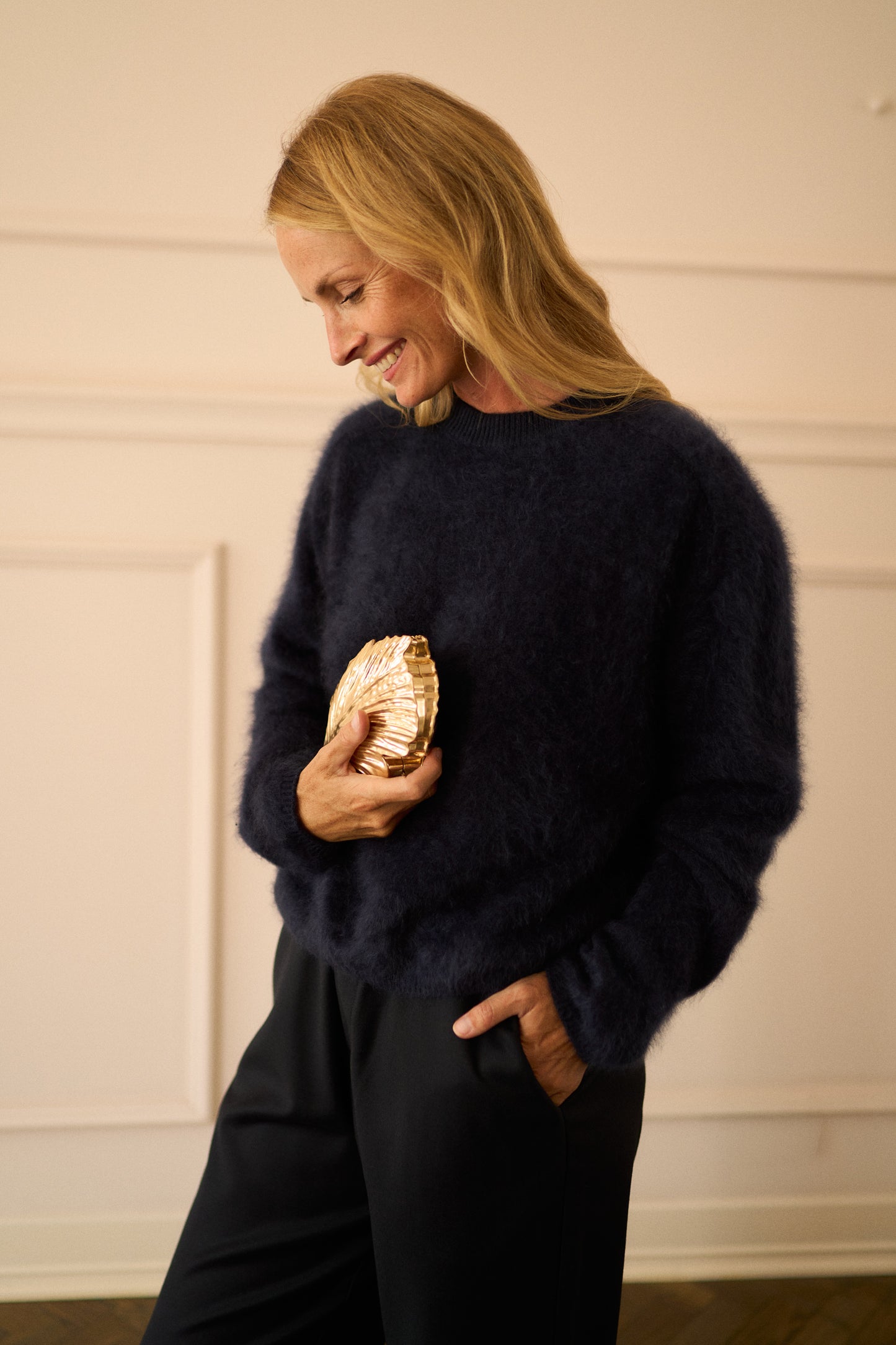 
                  
                    April-First-Berlin-Soft-Goat-Brushed-Cashmere-Knit-Navy
                  
                
