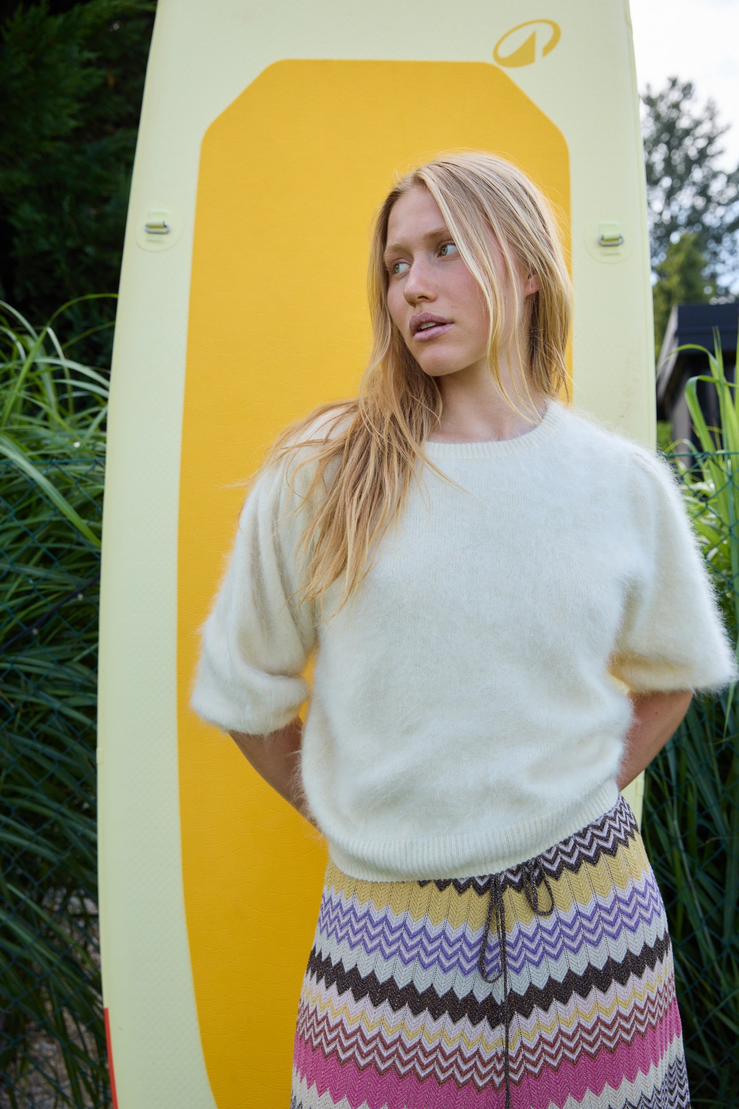 
                  
                    Brushed Cashmere Knit Pale Lemon
                  
                