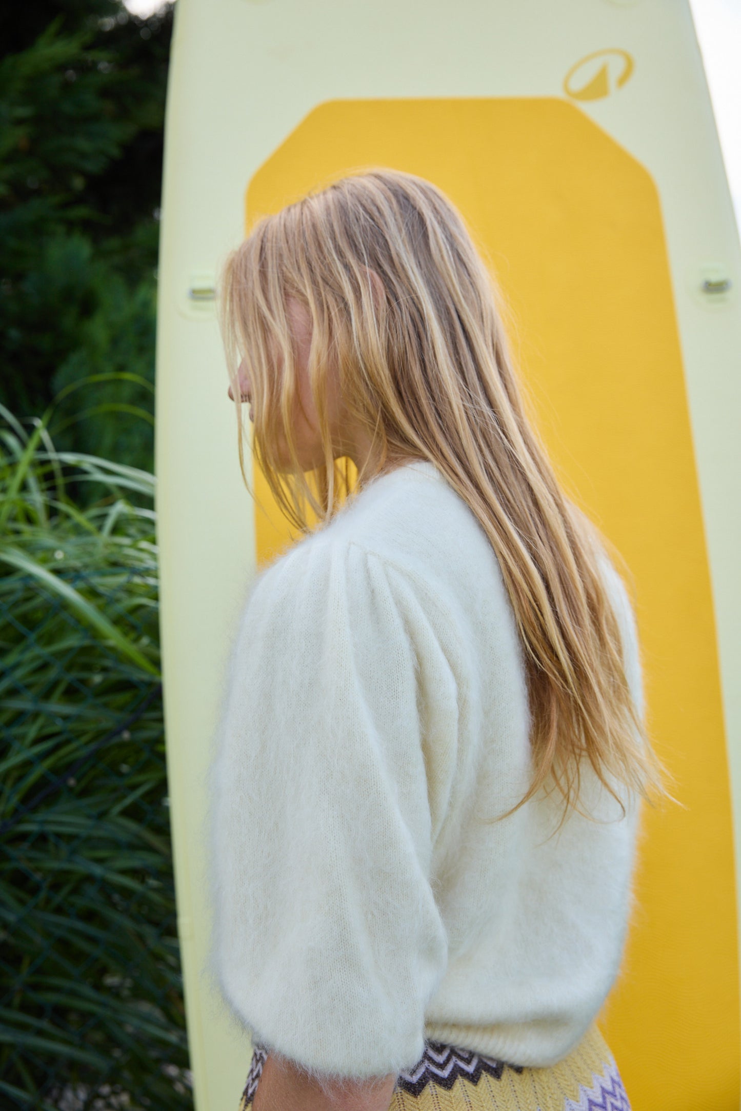 
                  
                    Brushed Cashmere Knit Pale Lemon
                  
                