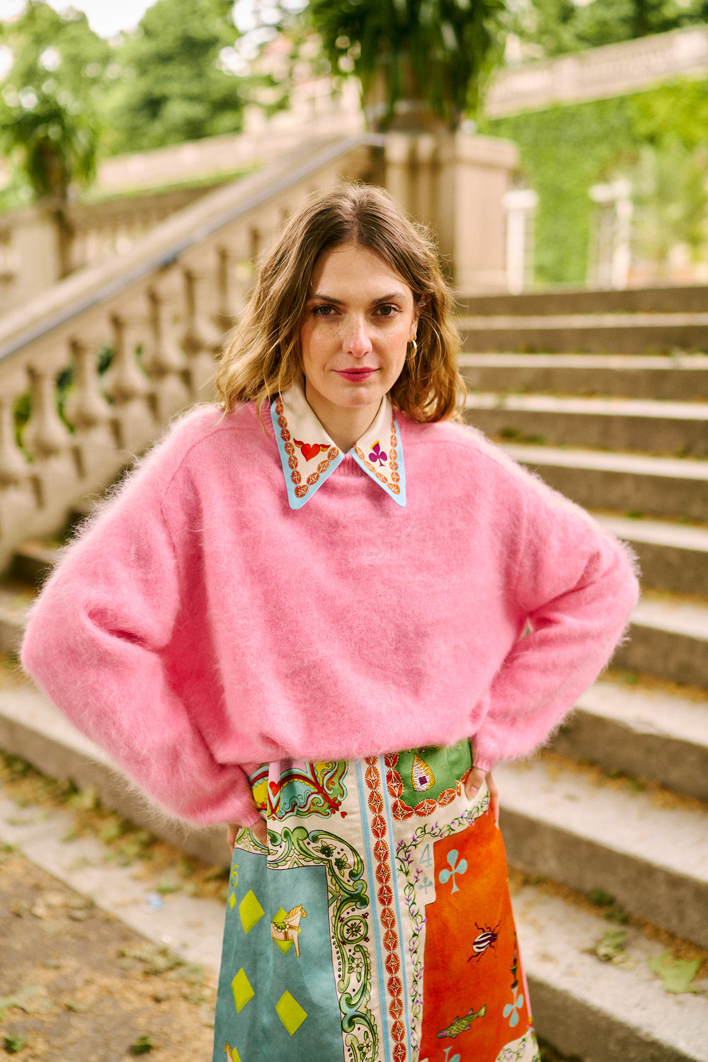 Brushed Cashmere Knit Pink