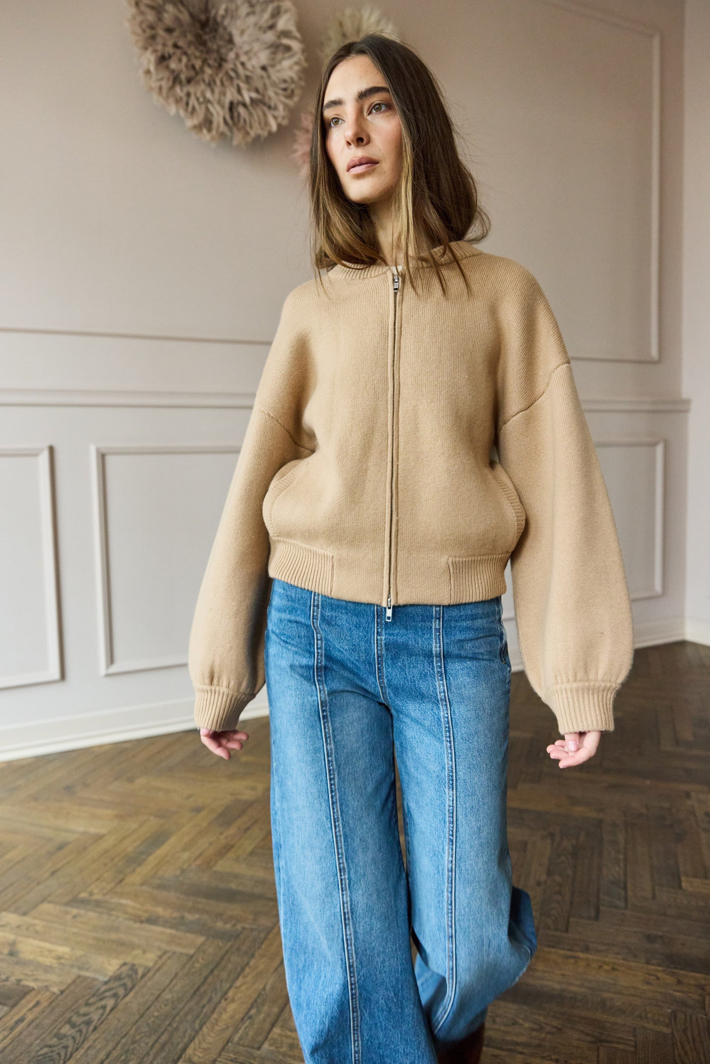 
                  
                    April-First-Berlin-Soft-Goat-Cashmere-Wool-Bomber-Cardigan-Camel
                  
                