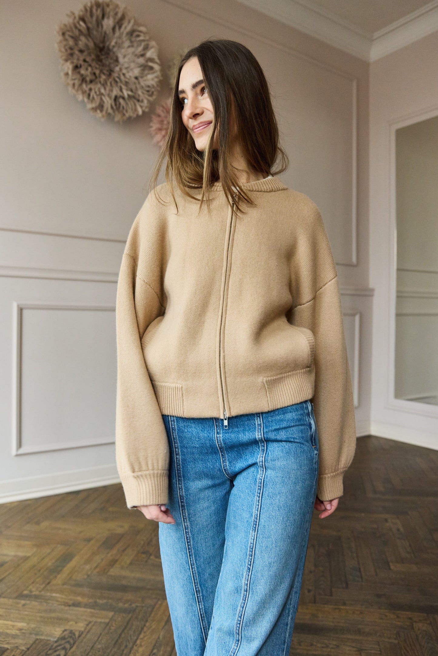 
                  
                    April-First-Berlin-Soft-Goat-Cashmere-Wool-Bomber-Cardigan-Camel
                  
                