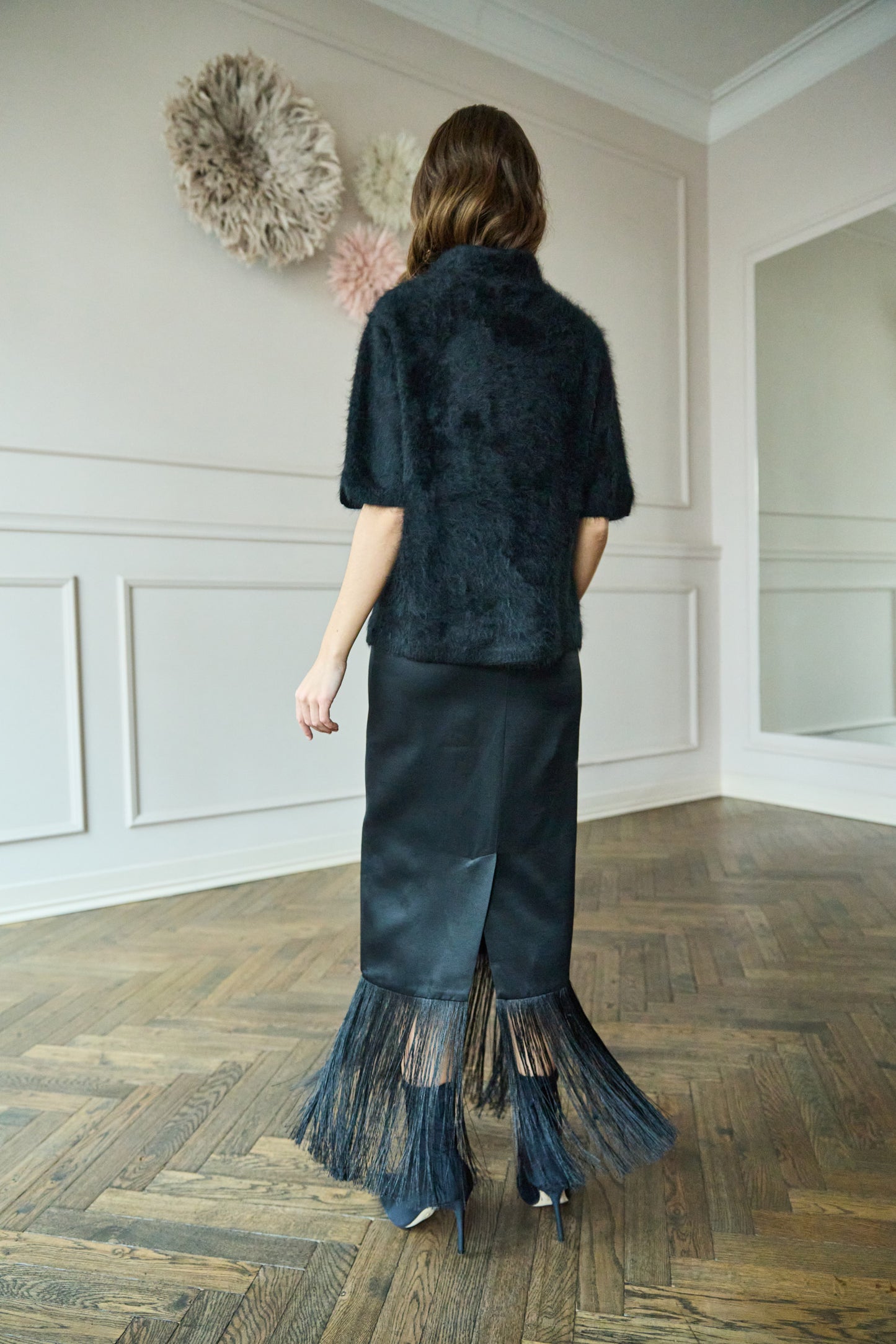 
                  
                    Brushed Cashmere Turtleneck Black
                  
                