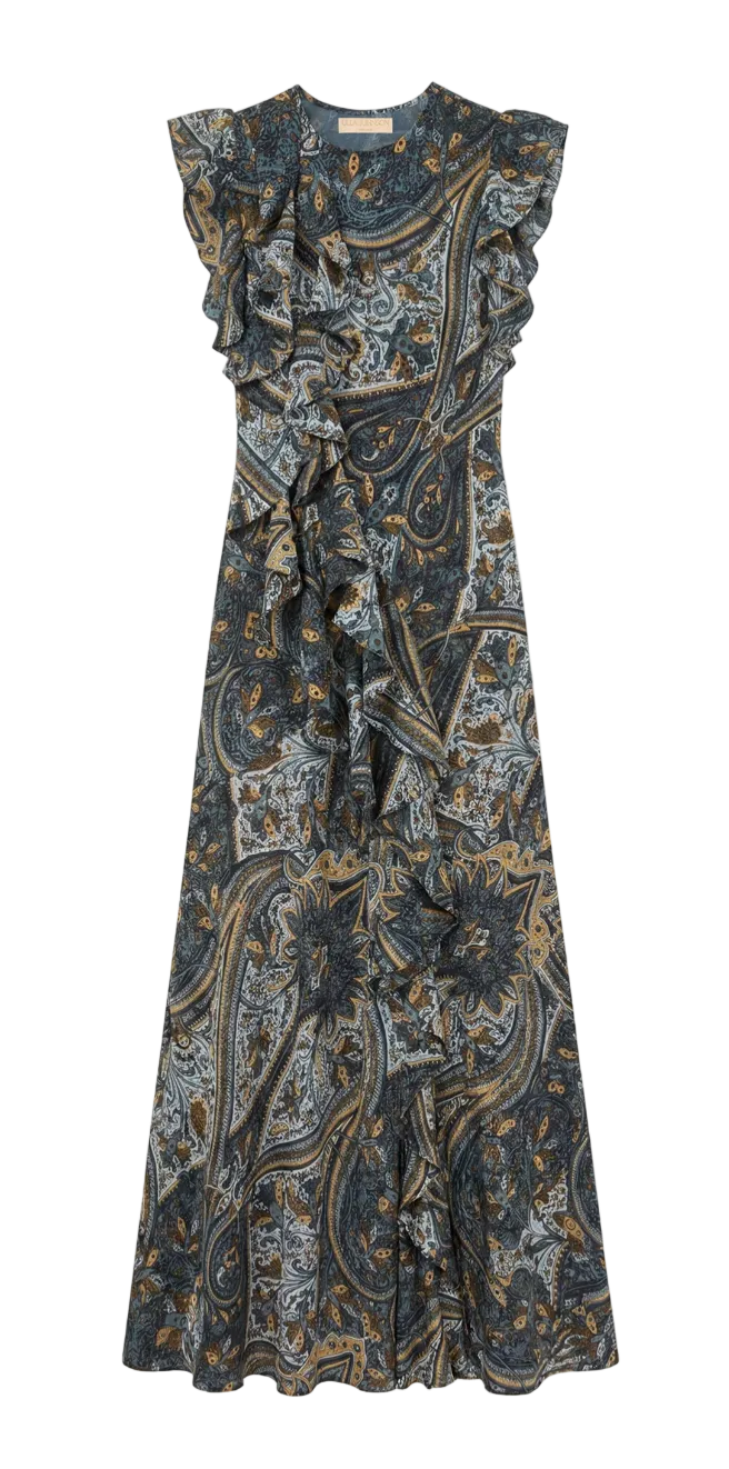 
                  
                    Ameline Silk Dress Prussian Blue
                  
                