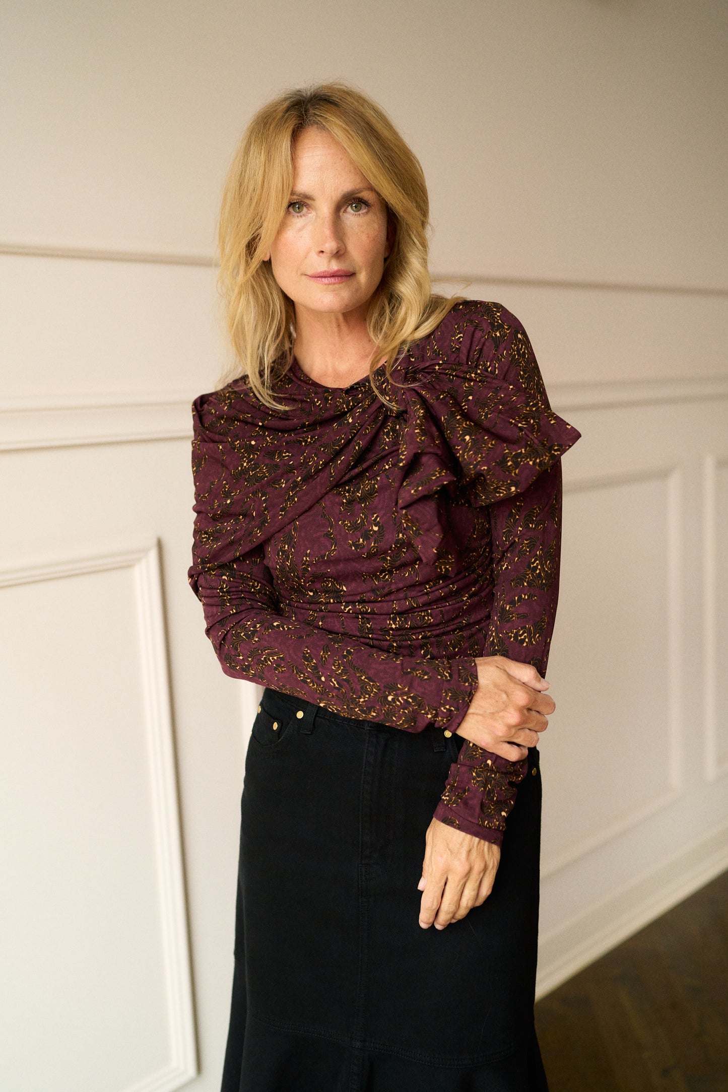
                  
                    April-First-Berlin-Ulla-Johnson-Neema-Draped-Jersey-Top-Claret_Floral
                  
                
