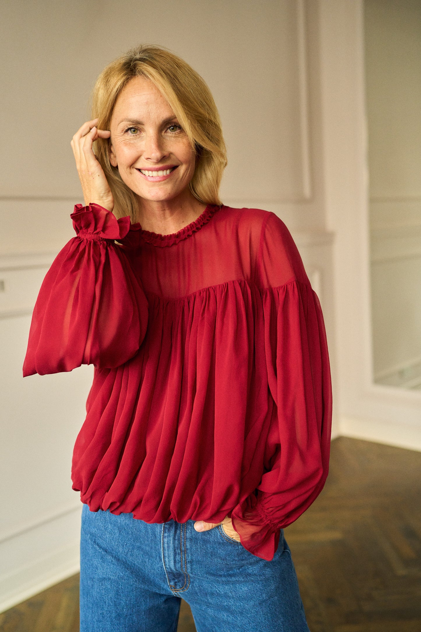 
                  
                    April-First-Berlin-Ulla-Johnson-Pearl-Blouse-Cerise
                  
                