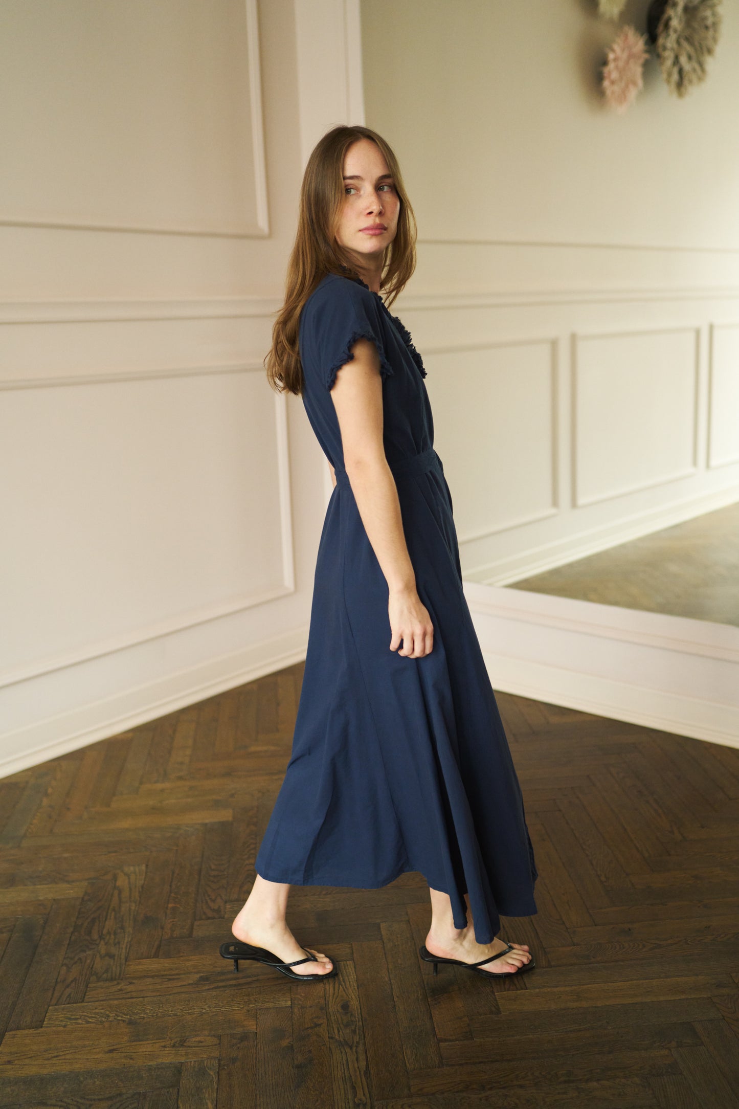 
                  
                    Dixie Dress Navy
                  
                