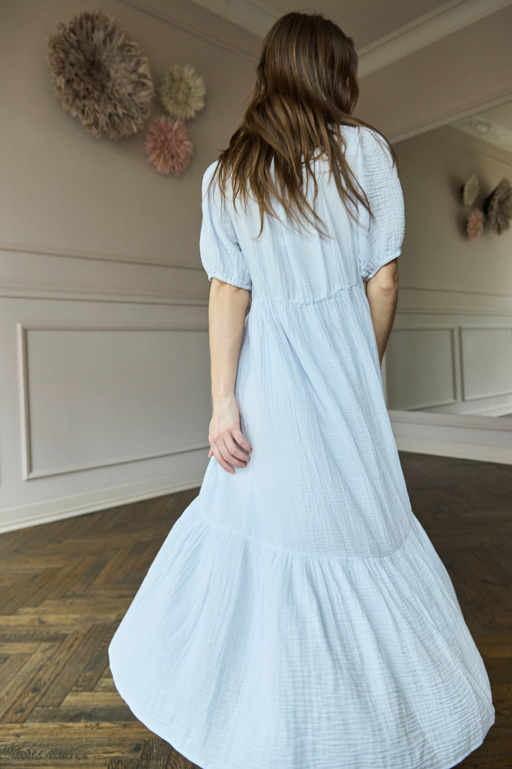 Xirena Lennox Dress Pale Sky