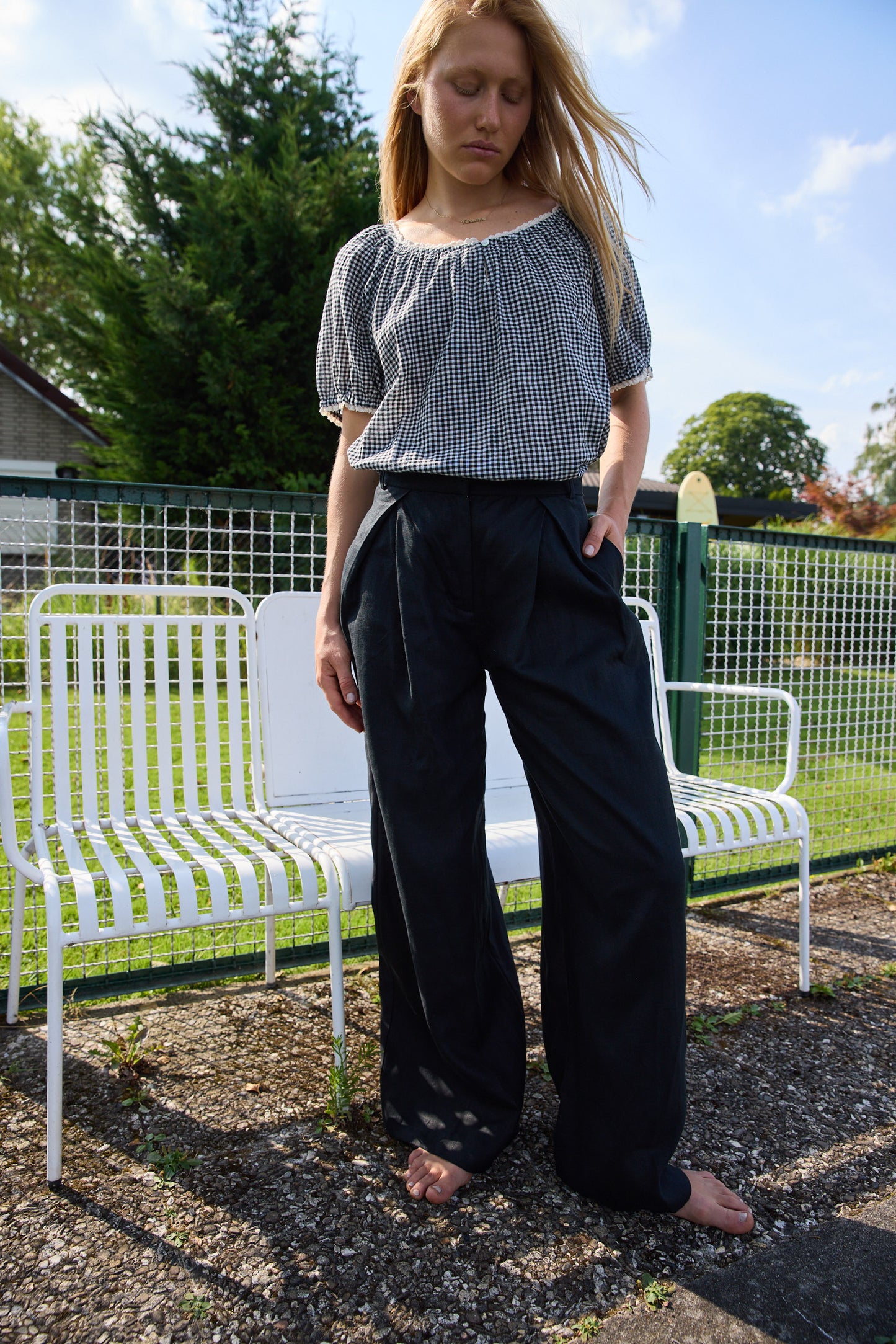 
                  
                    Maisie Top Black Sand
                  
                