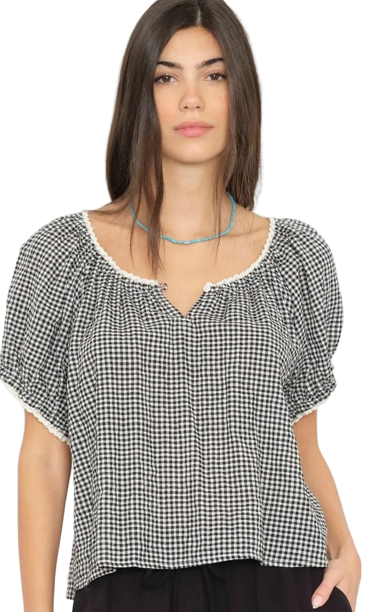 
                  
                    Maisie Top Black Sand
                  
                