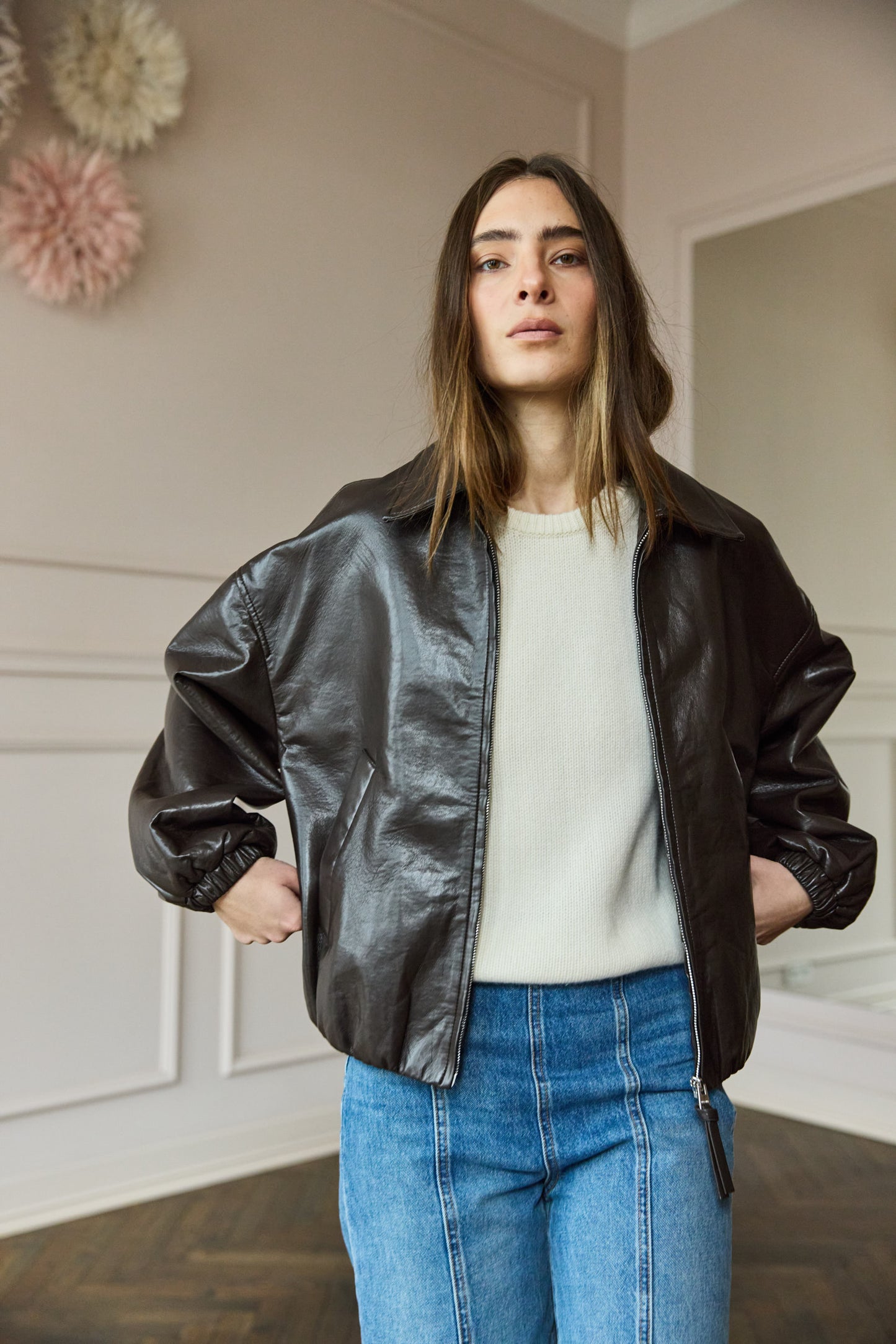 
                  
                    April-First_Berlin_Citizens_of_Humanity_Bubble_Hem_Bomber_Leather_Jacket
                  
                