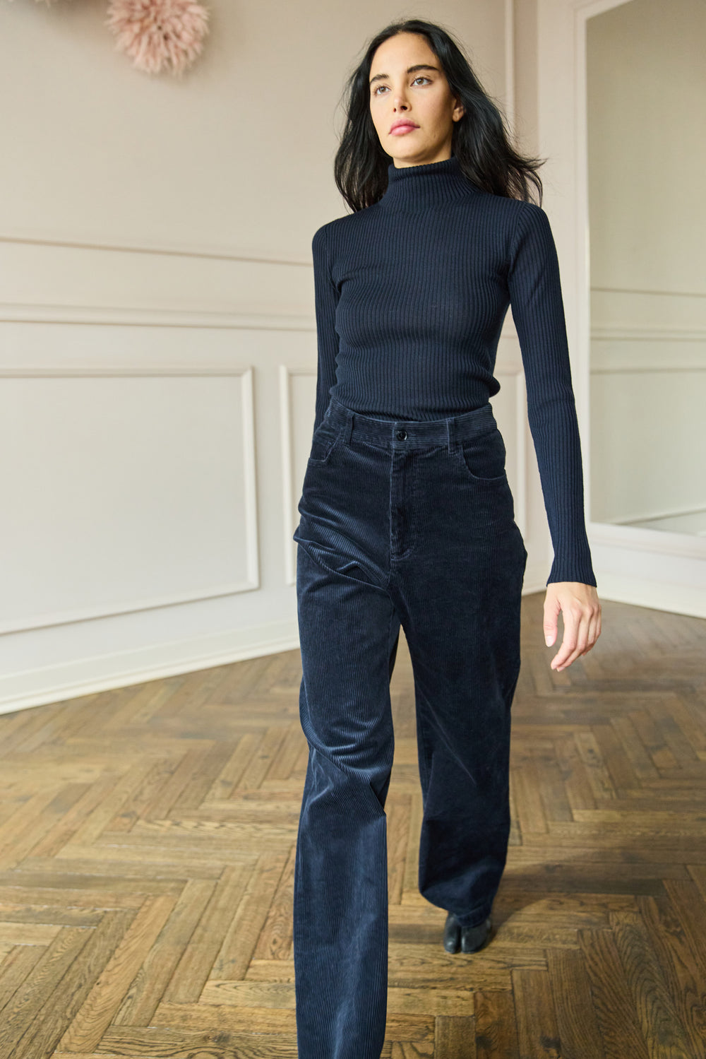 Pants Barone Corduroy Navy