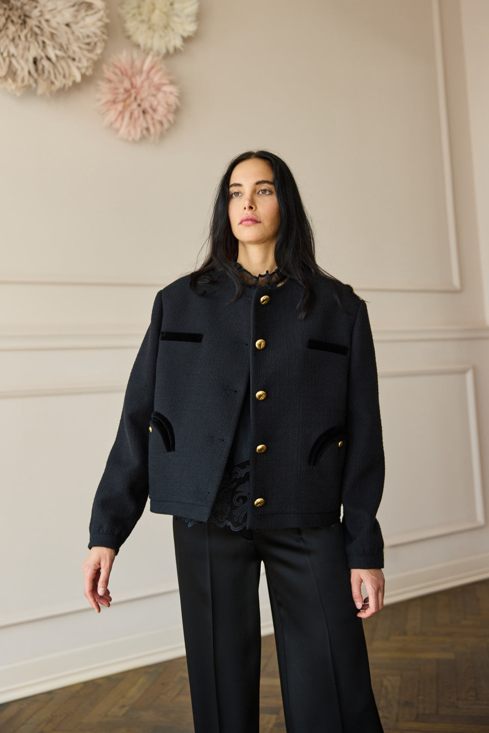 Gliss Bolero Jacket Black