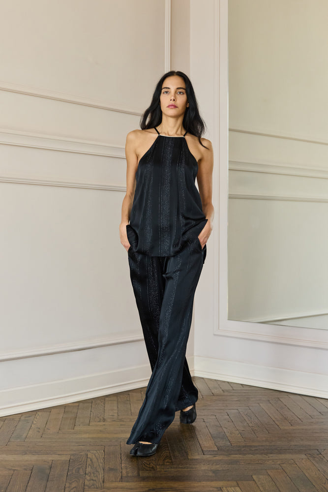 
                  
                    Pinstripe Top Notte
                  
                
