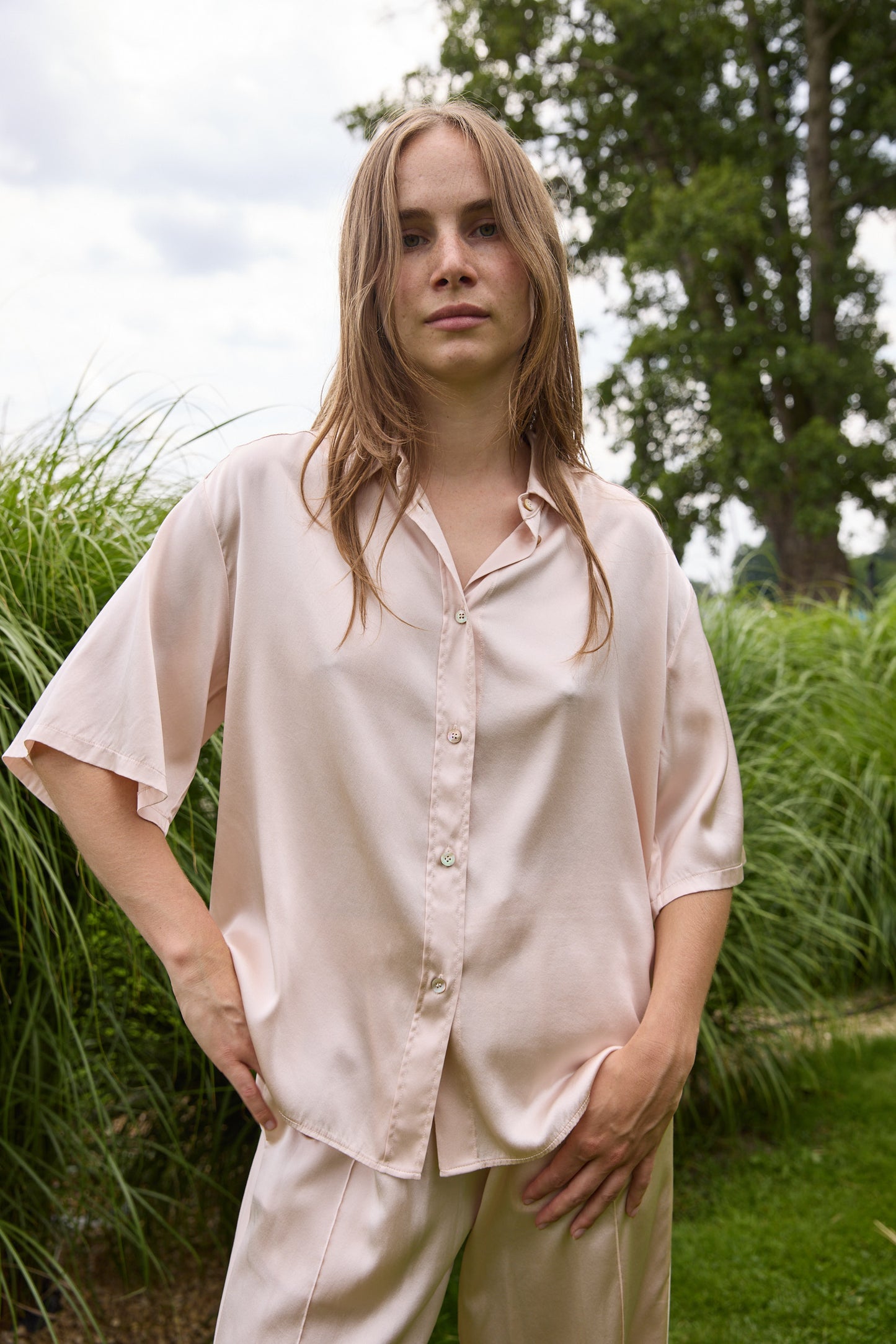 
                  
                    Forte Forte Silk Pants Dusty Rose
                  
                