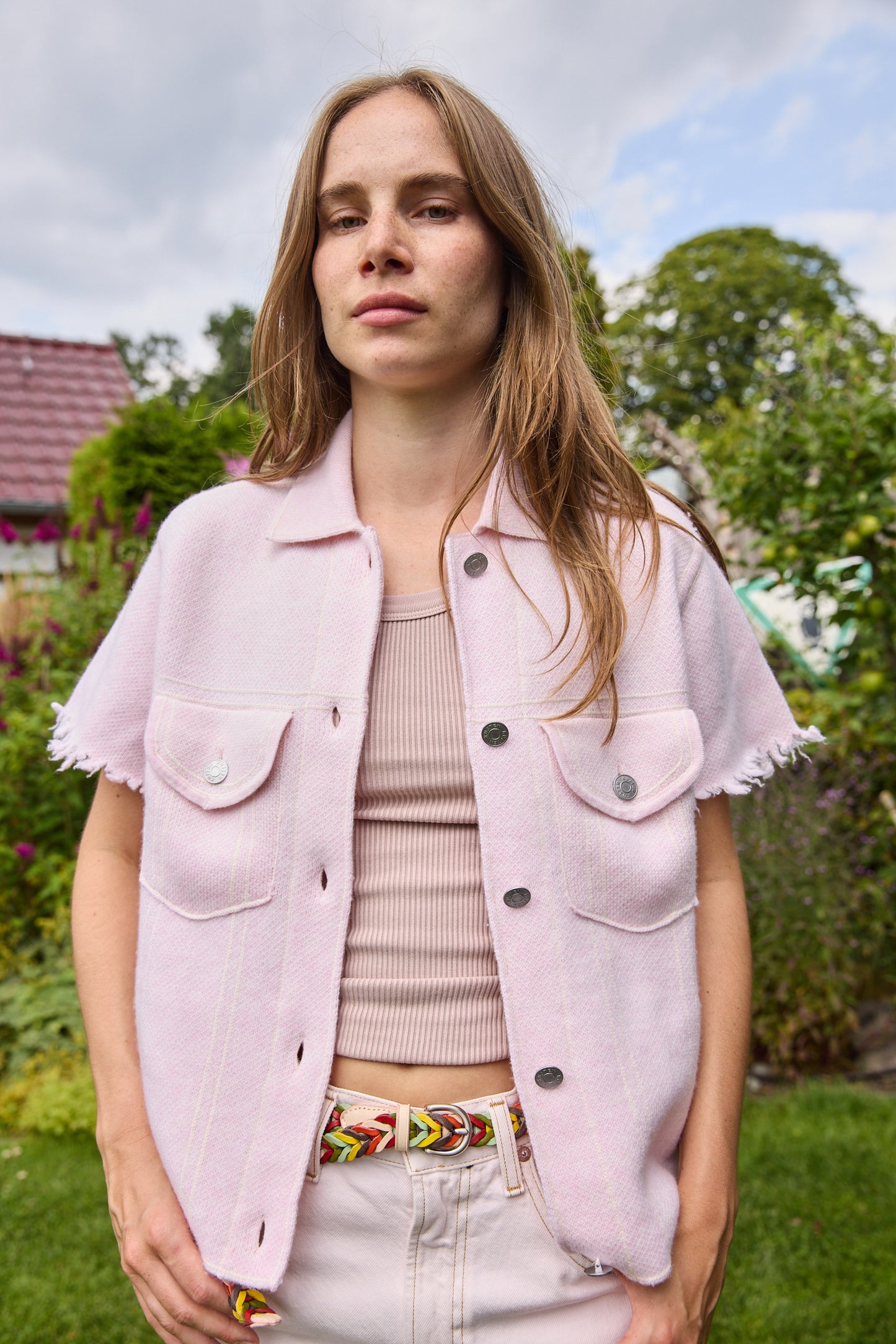 
                  
                    Kujten Cashmere Jacket Rosa
                  
                