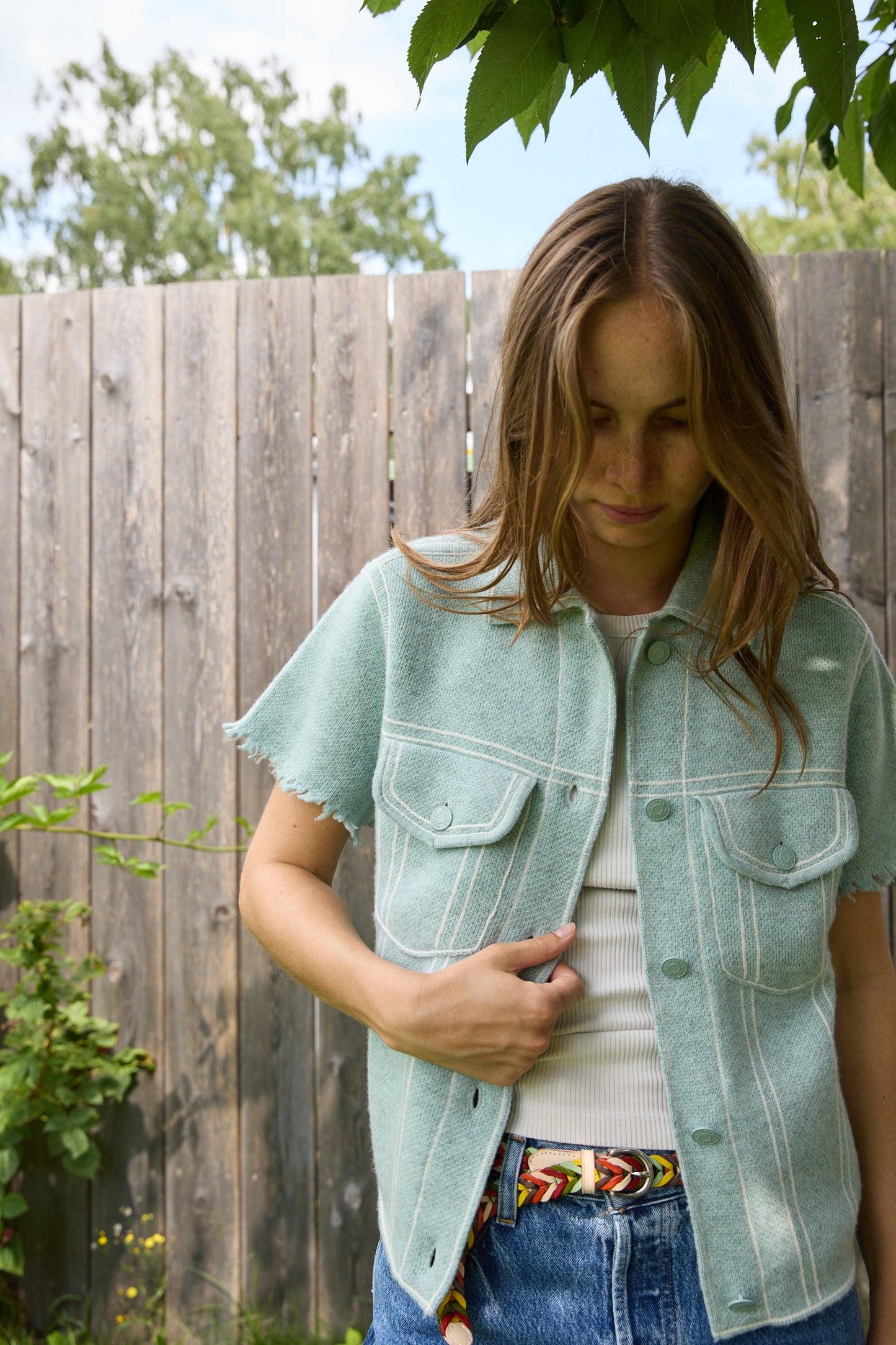 
                  
                    Kujten Cashmere Jacket Ocean
                  
                