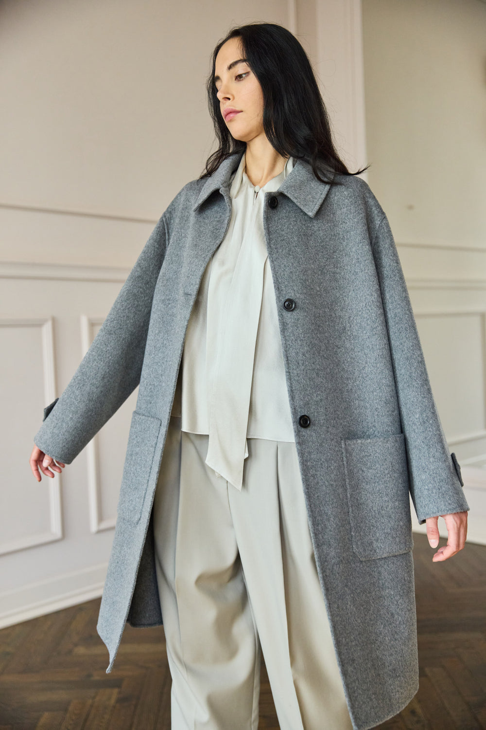 Armand Coat Grey