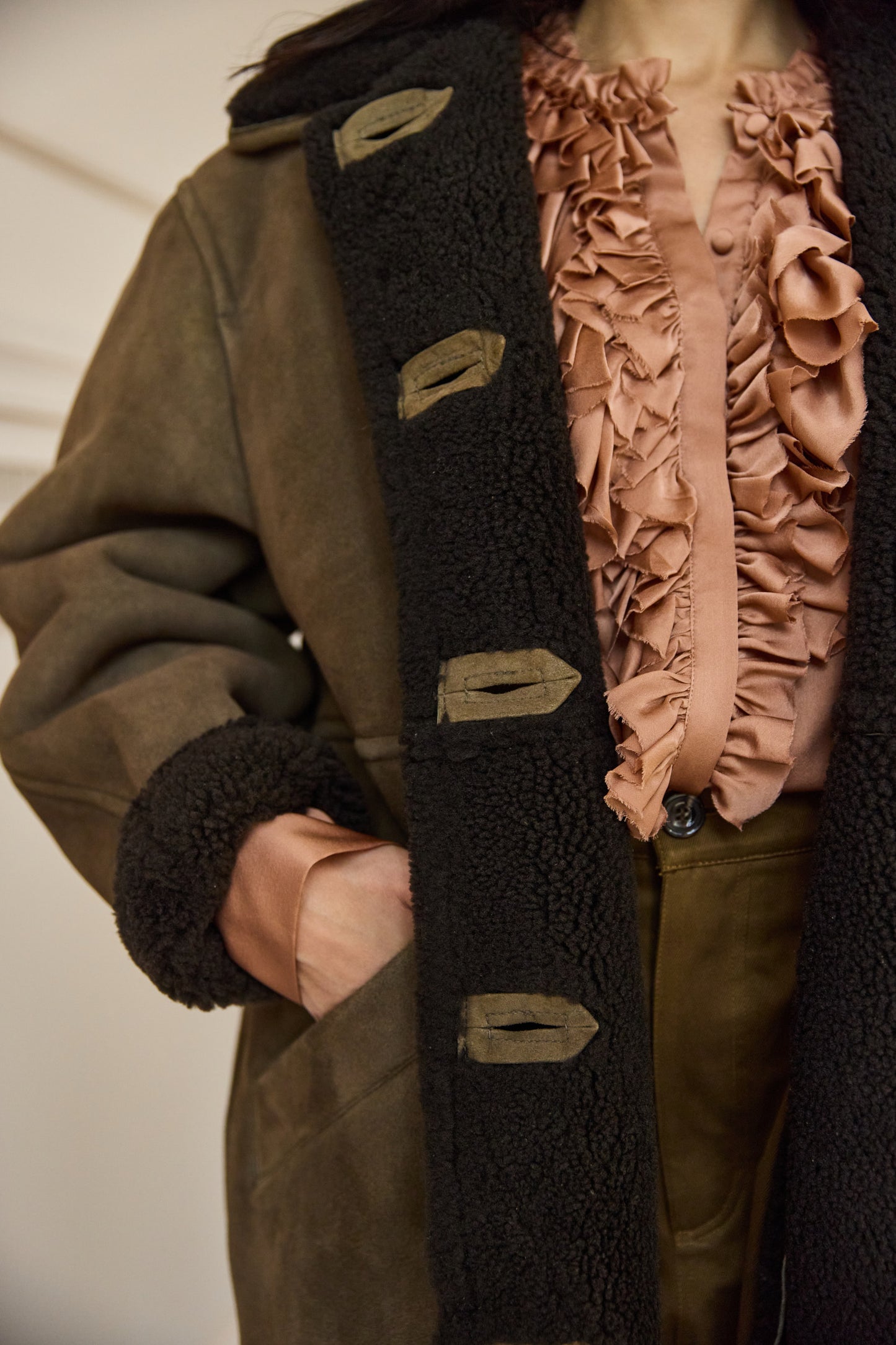 
                  
                    Breda Shearling Coat
                  
                