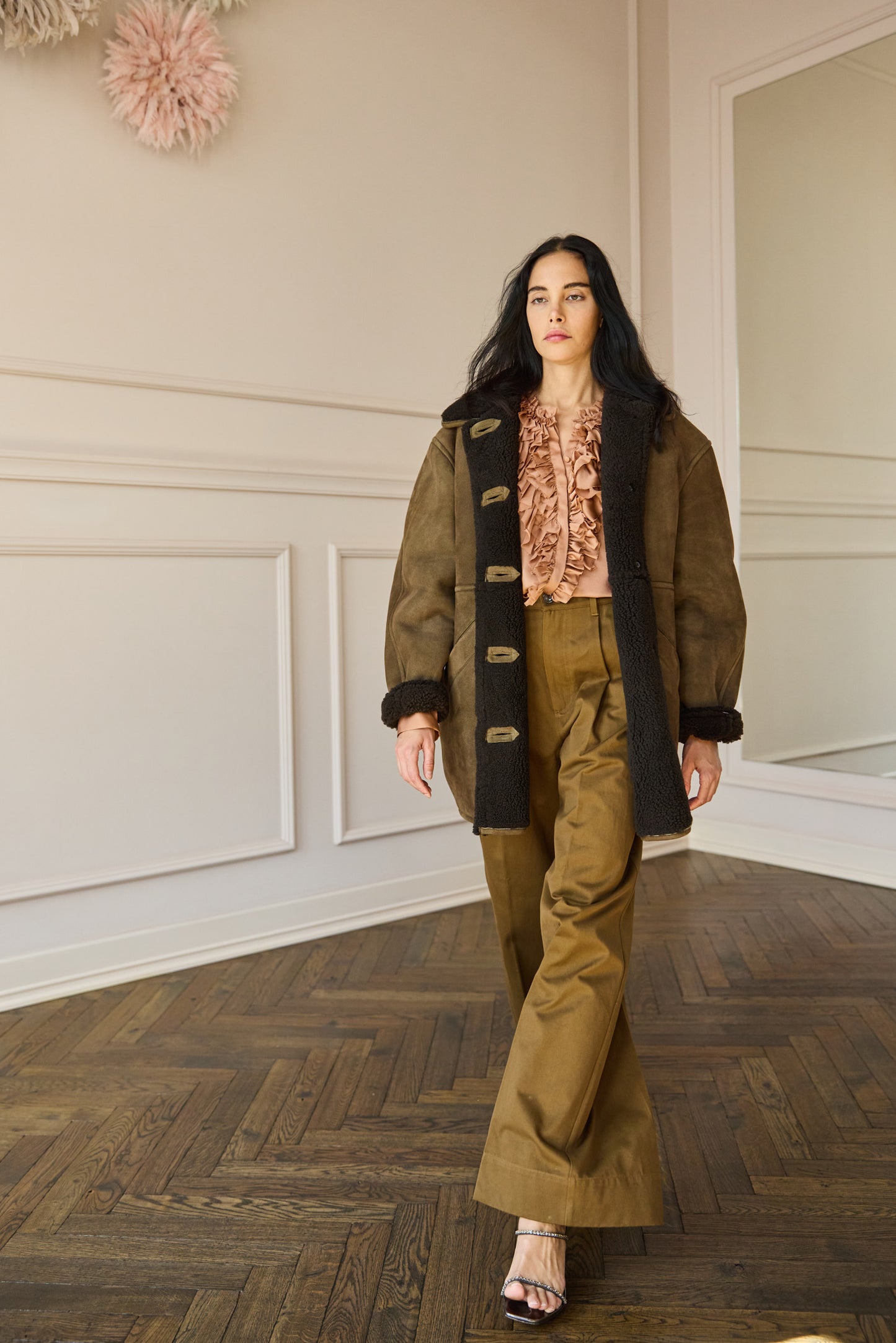 
                  
                    Breda Shearling Coat
                  
                