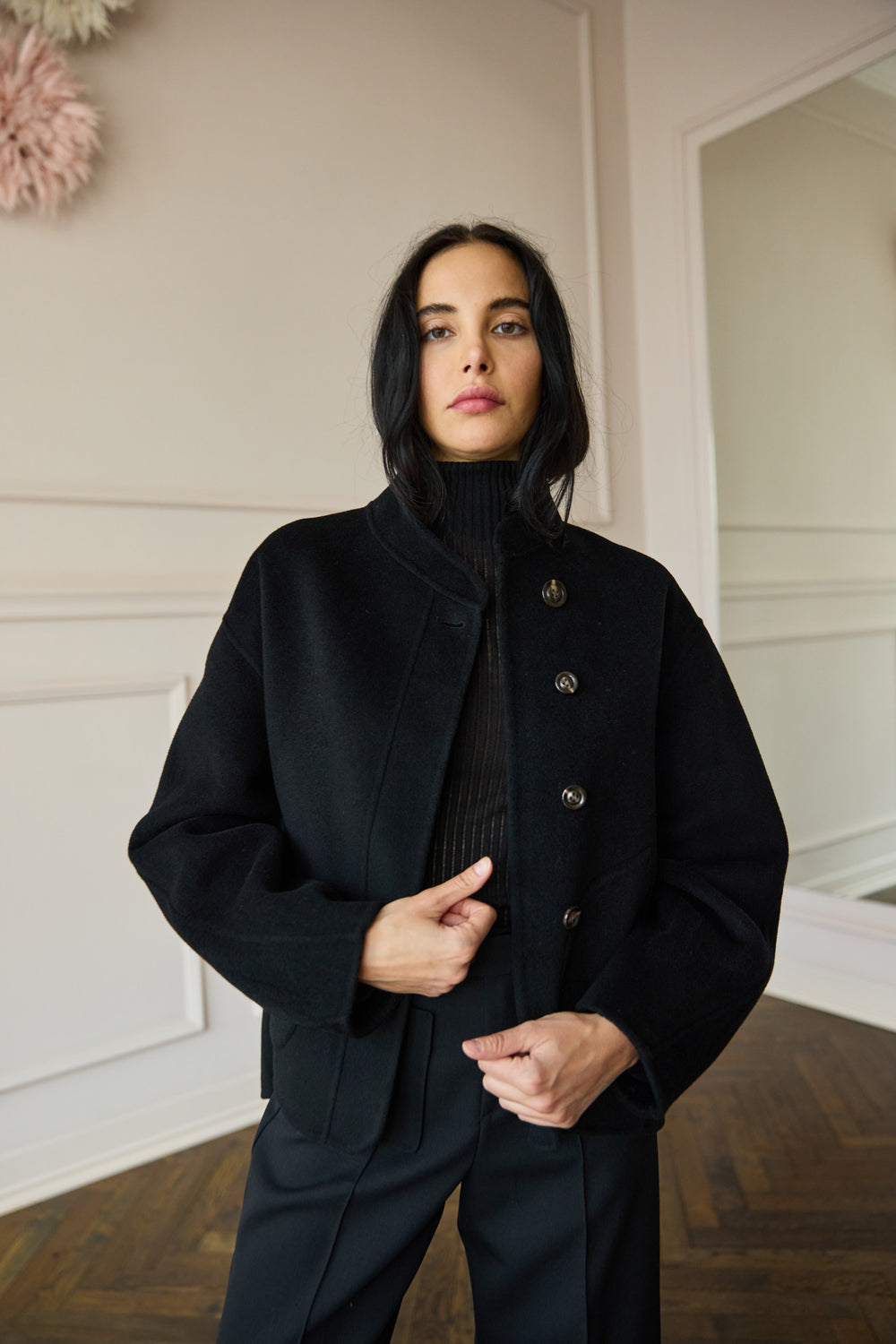 Windsor Coat Noir